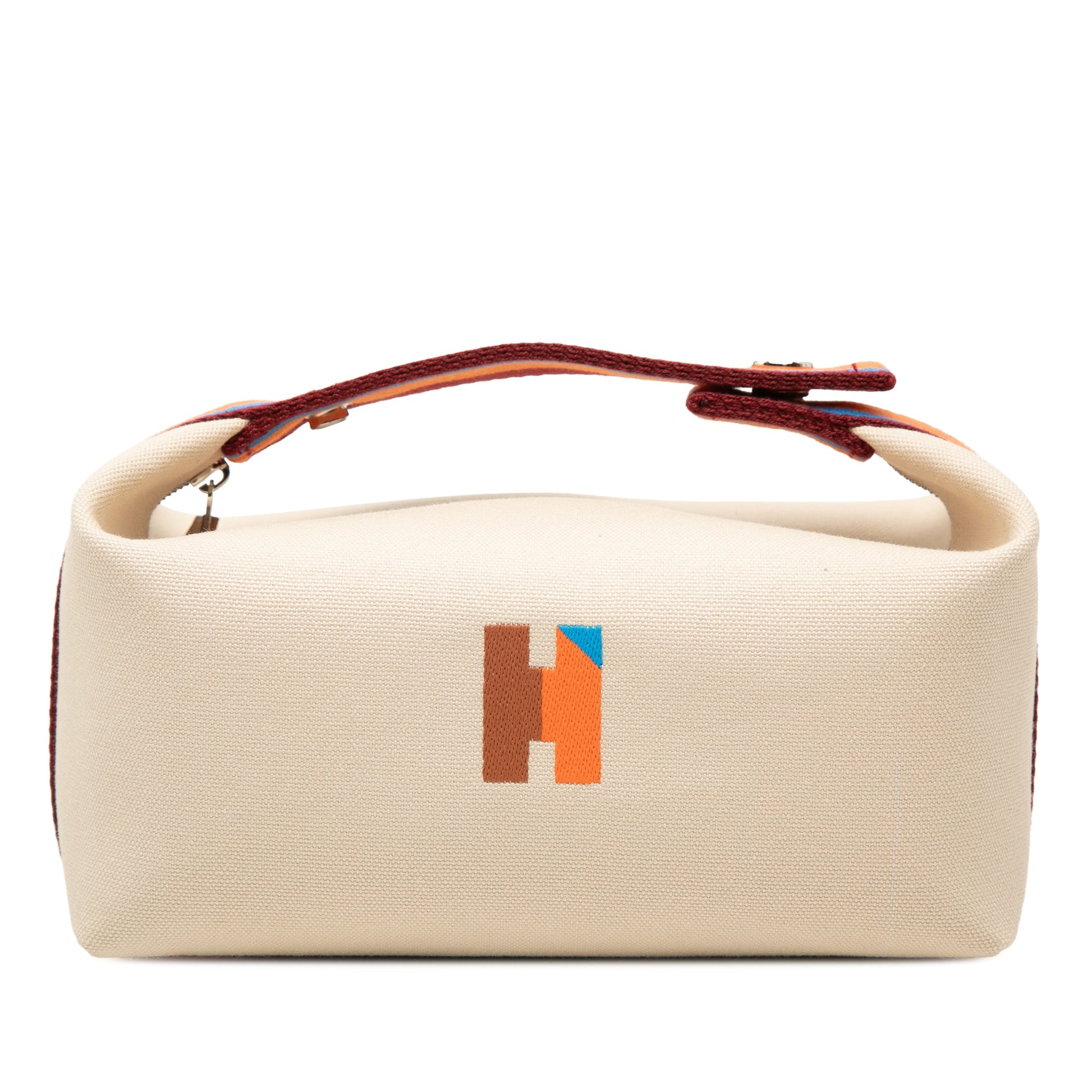 Hermès Small Toile Bride A Brac H Pavillon Case