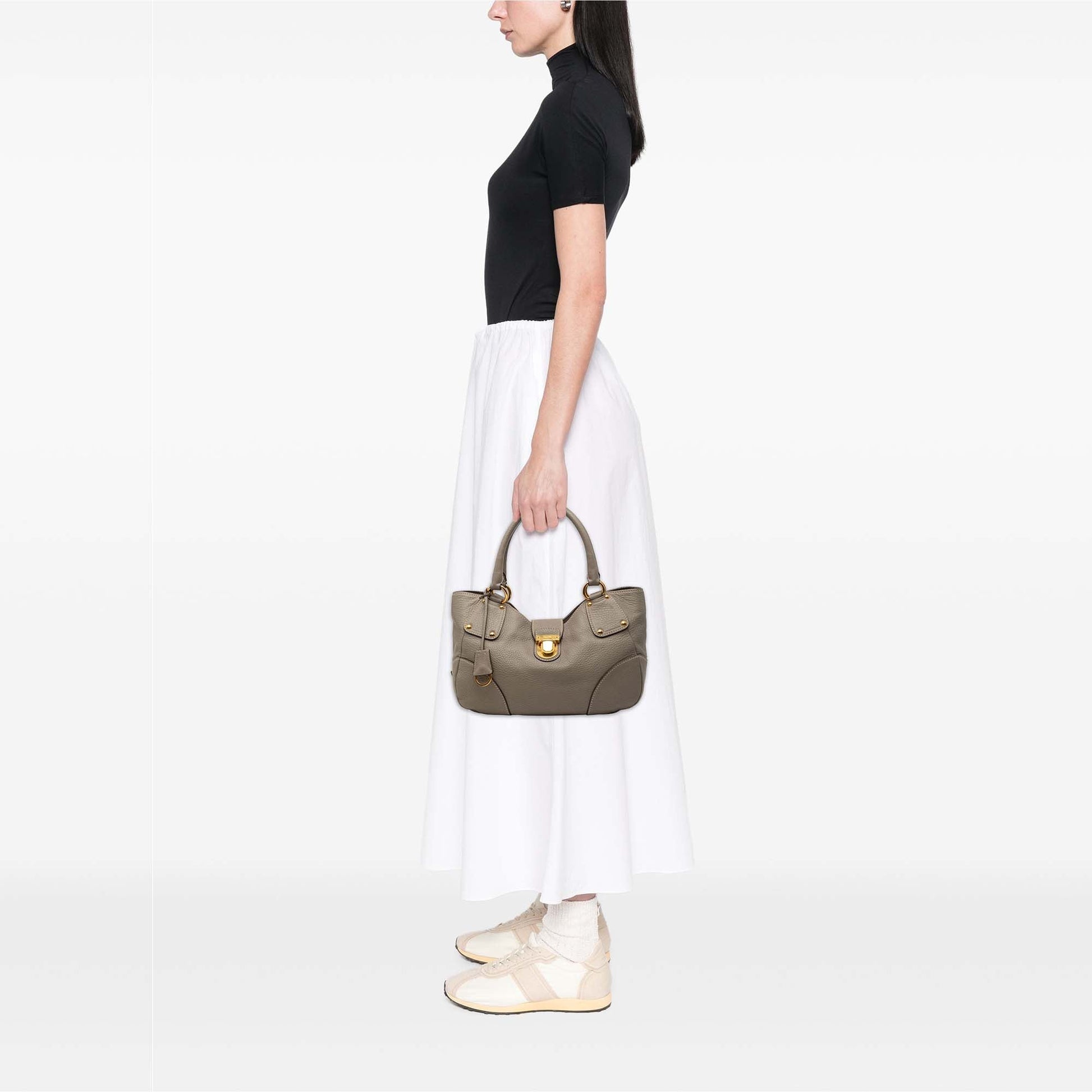 Prada Vitello Daino Shoulder Bag