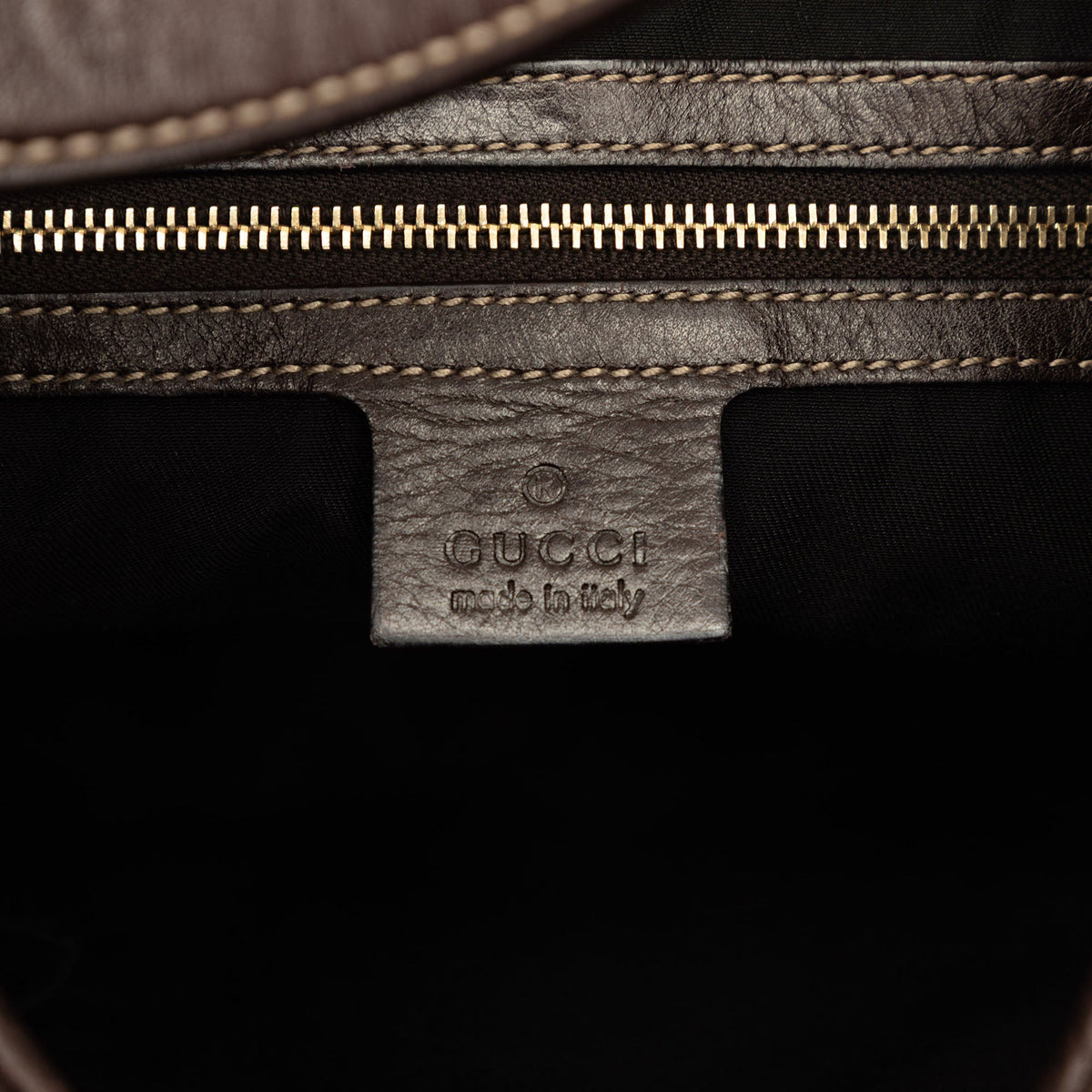 Gucci Horsebit Canvas Jackie O Bouvier Hobo — Black