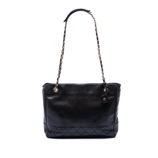 Chanel Quilted Lambskin Chain Tote