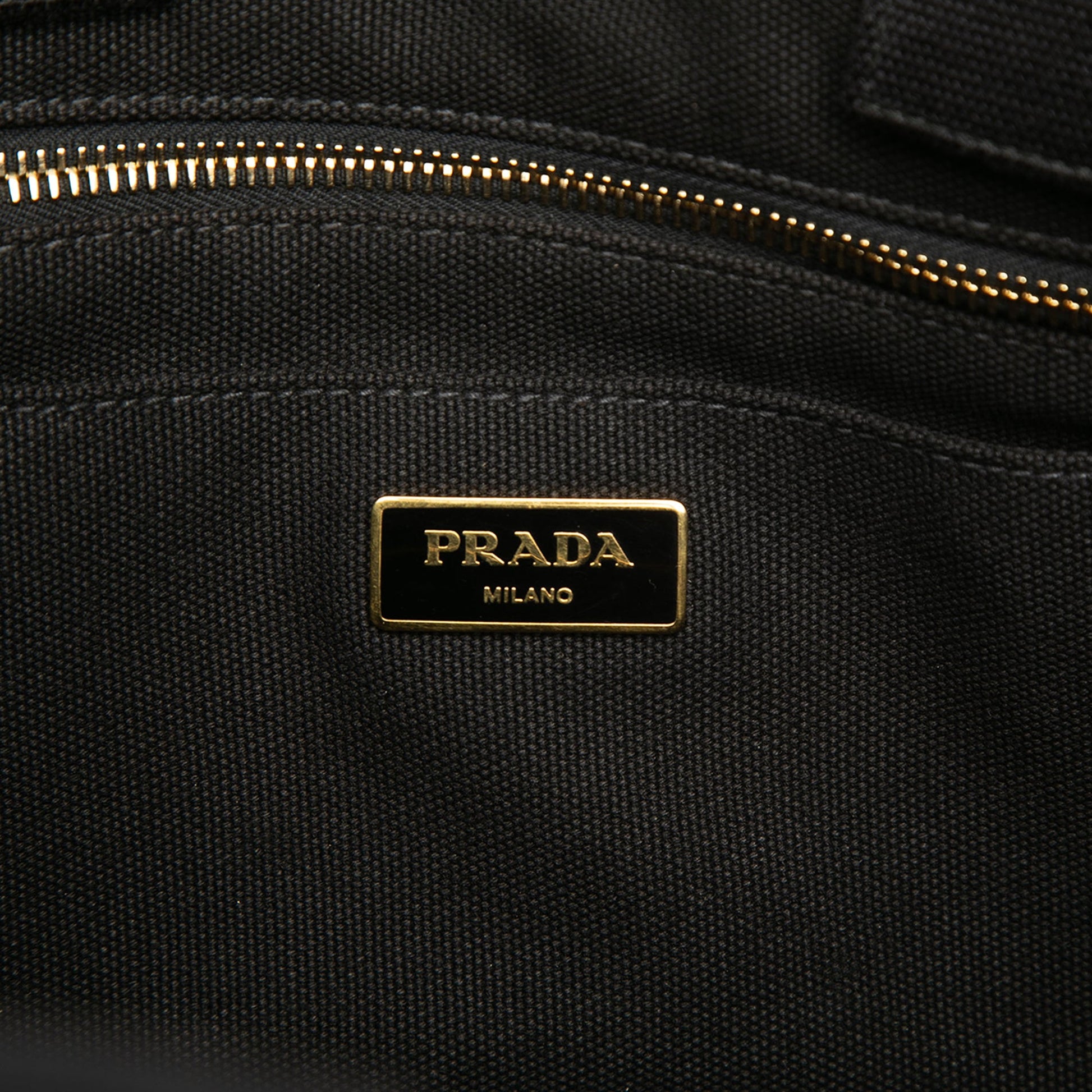 Prada Canvas Canapa Logo Tote