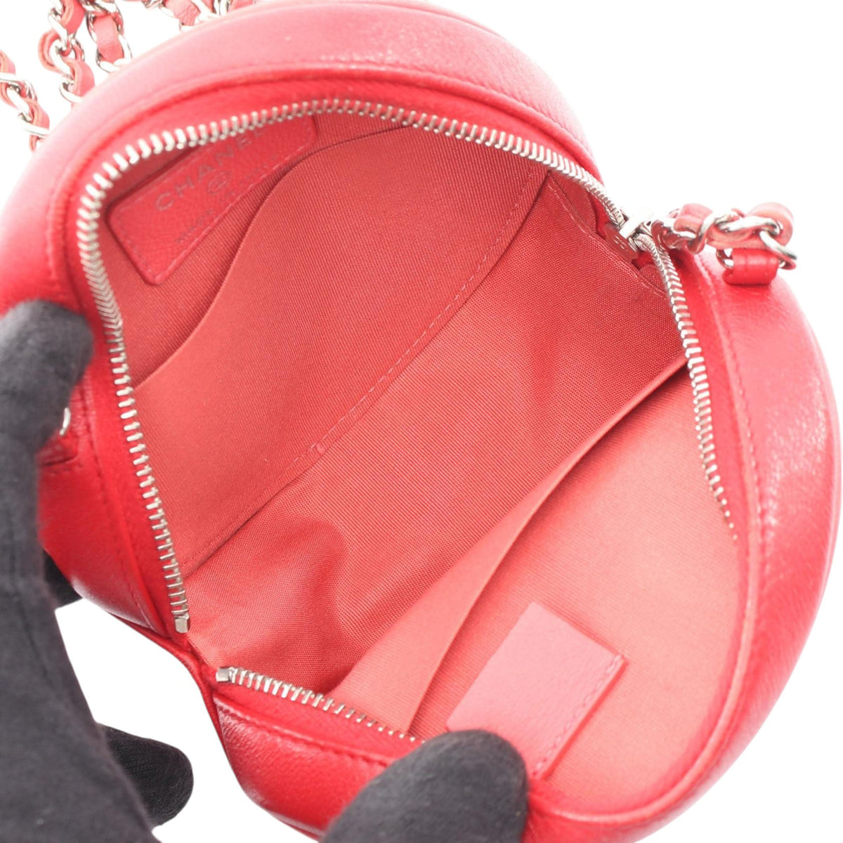Chanel Lambskin Color Pop CC Round Crossbody