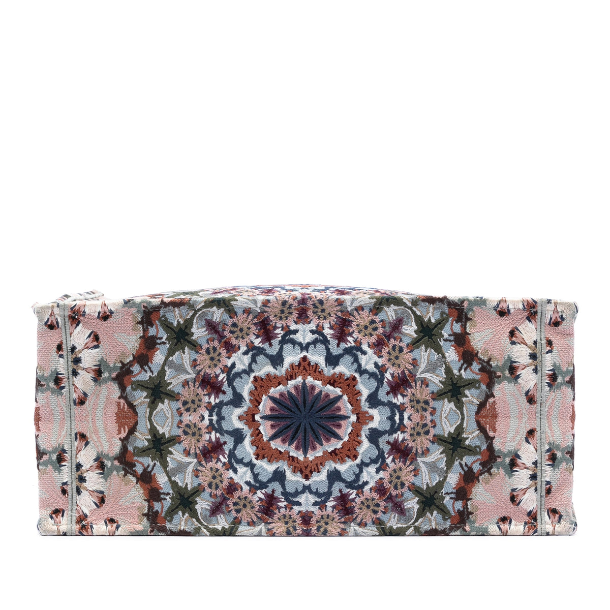 Dior Large Embroidered Canvas KaleiDiorscopic Book Tote — Pink
