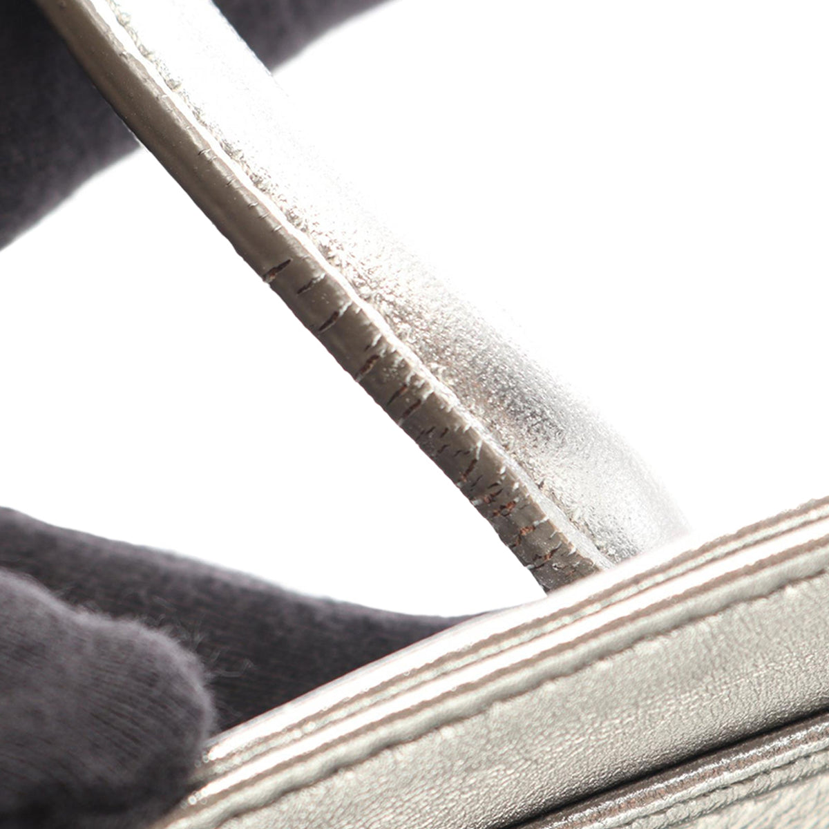 Miu Miu Nappa Biker Twin Pocket Satchel — Silver