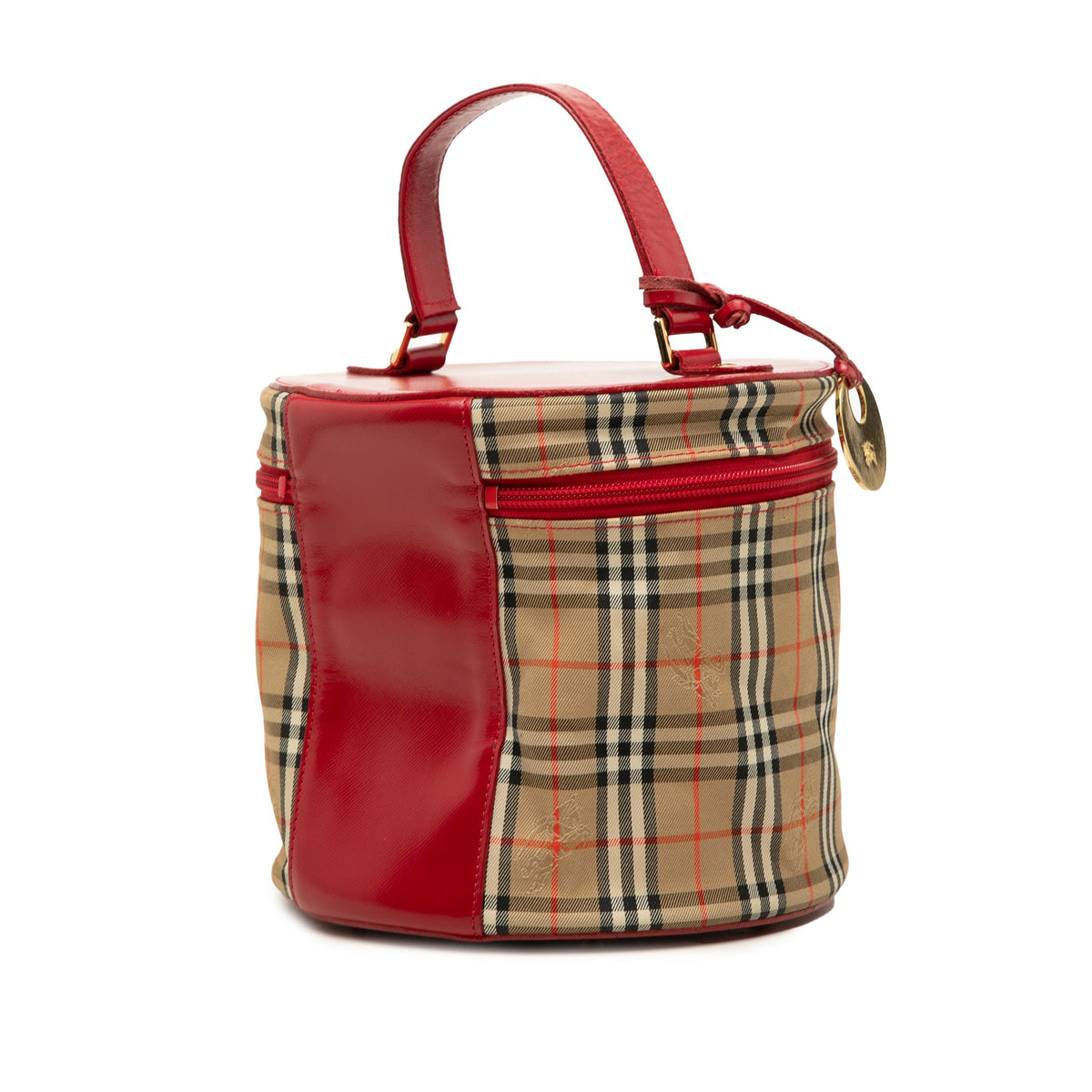 Burberry Haymarket Check Canvas Vanity Bag