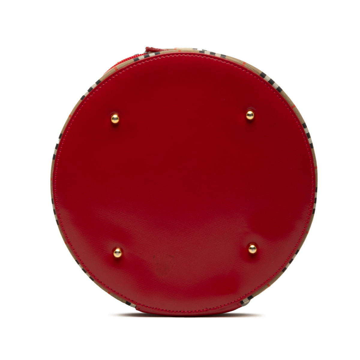 Burberry Haymarket Check Canvas Vanity Bag