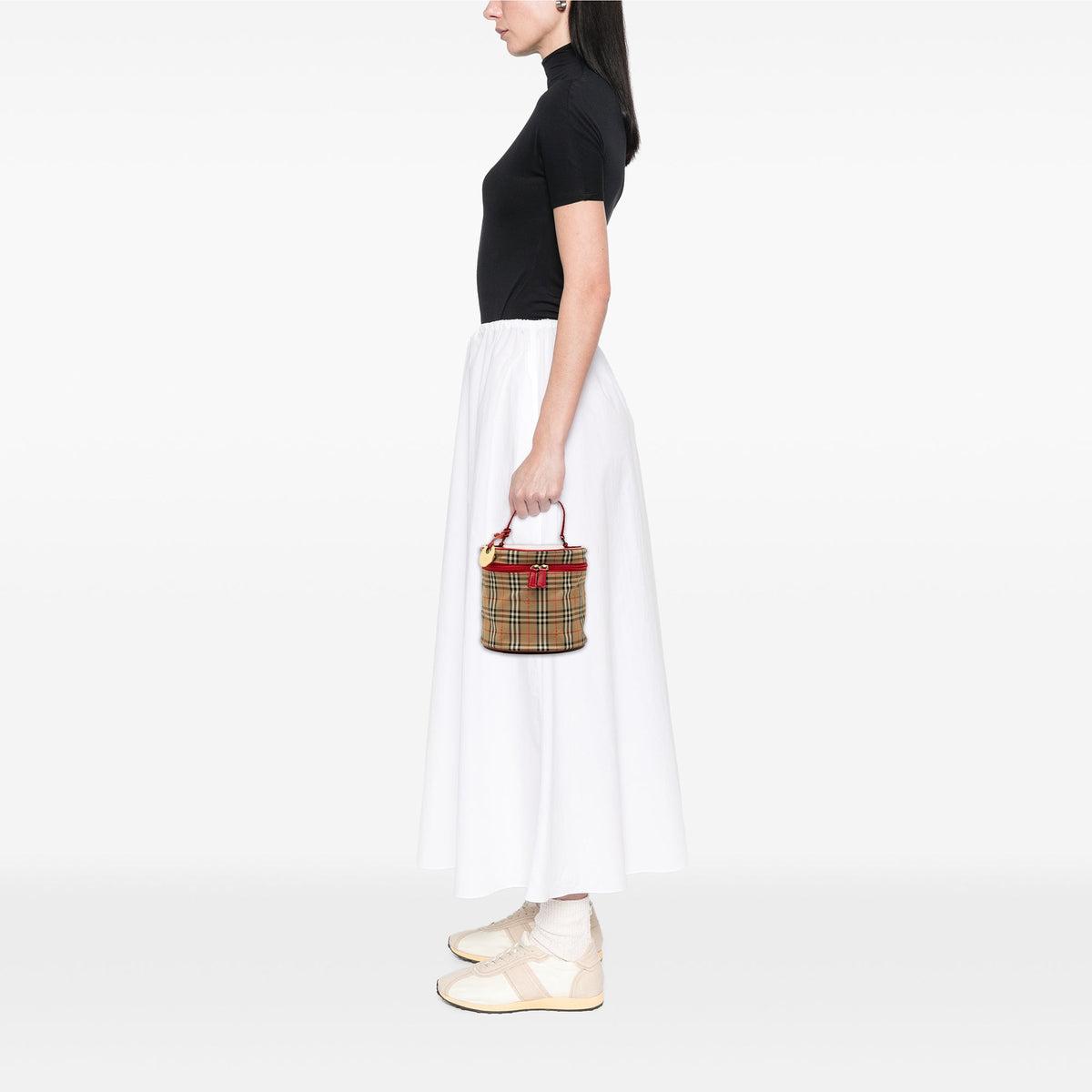 Burberry Haymarket Check Canvas Vanity Bag