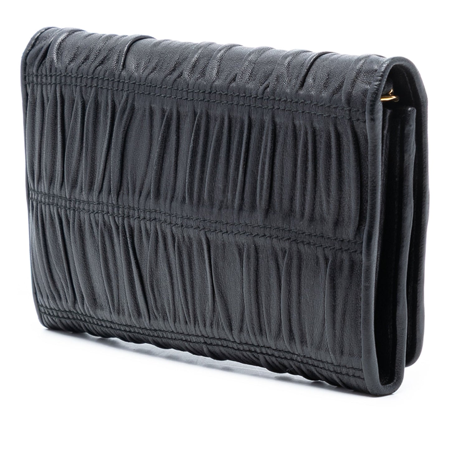 Prada Nappa Gaufre Wallet On Chain