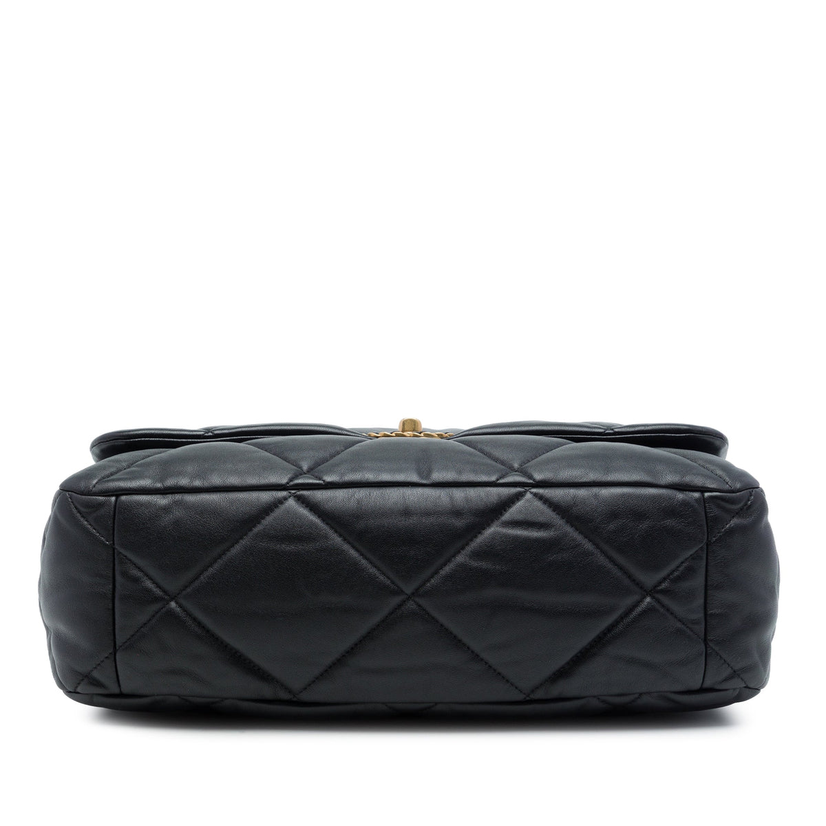 Chanel Maxi Lambskin 19 Flap — Black