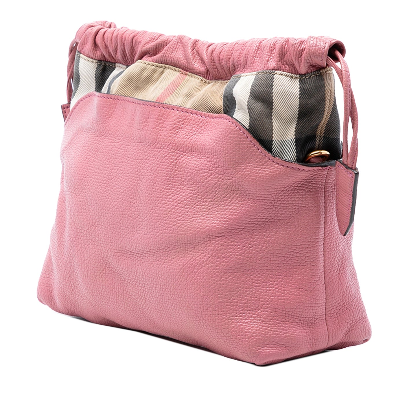 Burberry House Check Canvas and Calfskin Little Crush Crossbody