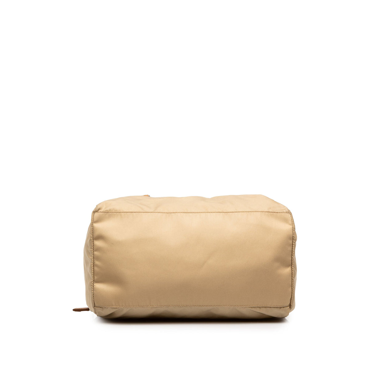 Prada Saffiano Trimmed Tessuto Boston Bag