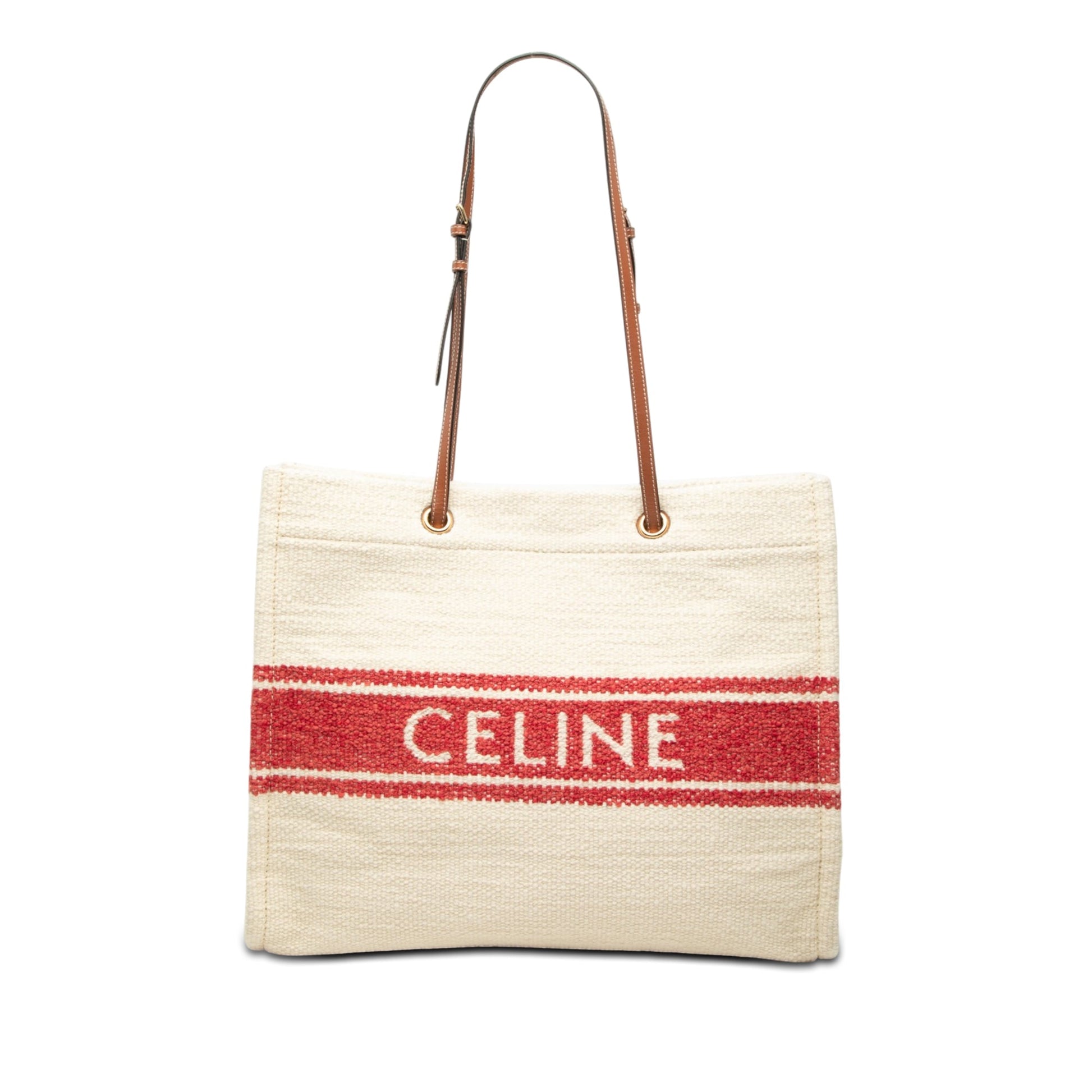 Celine Canvas Plein Soleil Square Cabas Tote