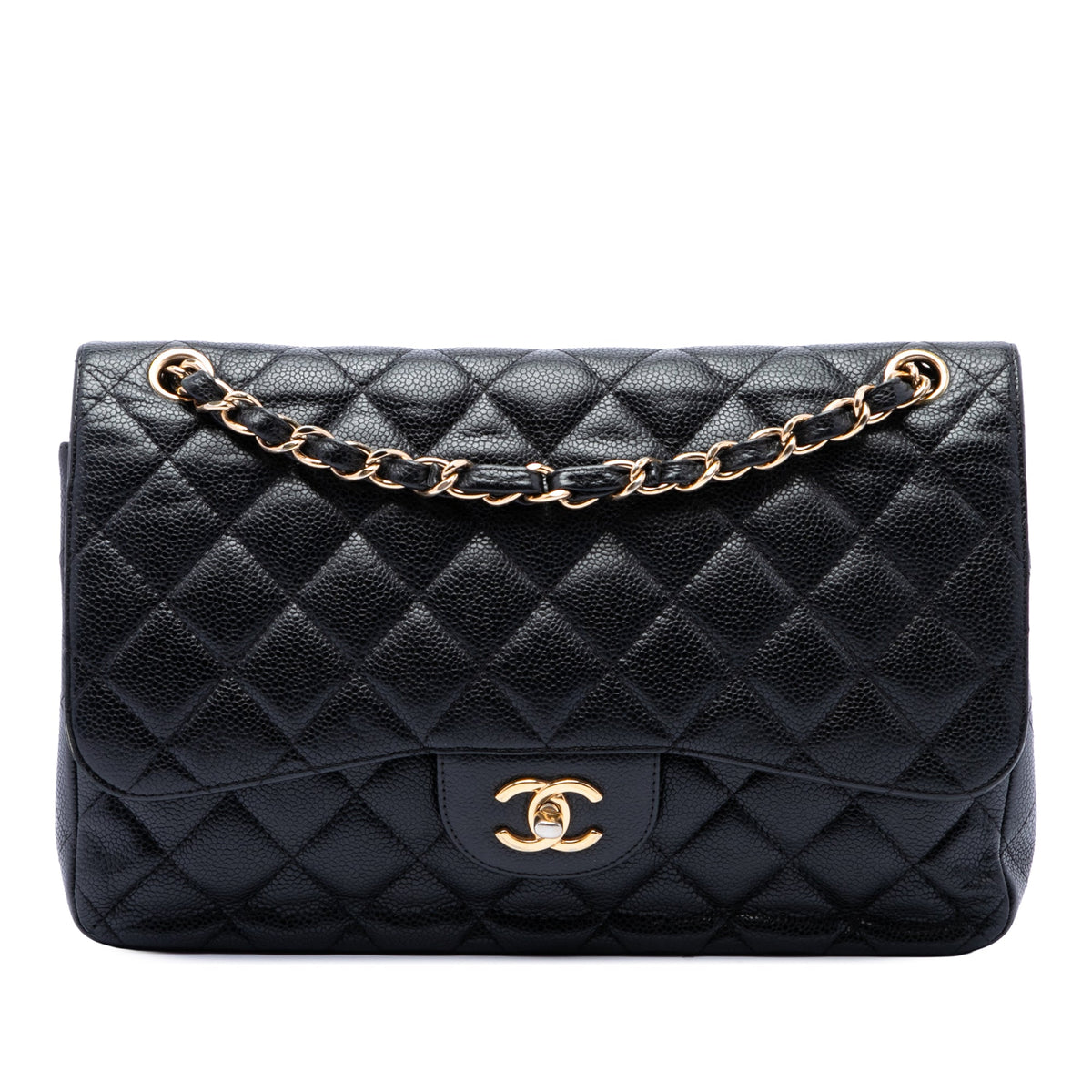 Chanel Jumbo Classic Caviar Double Flap