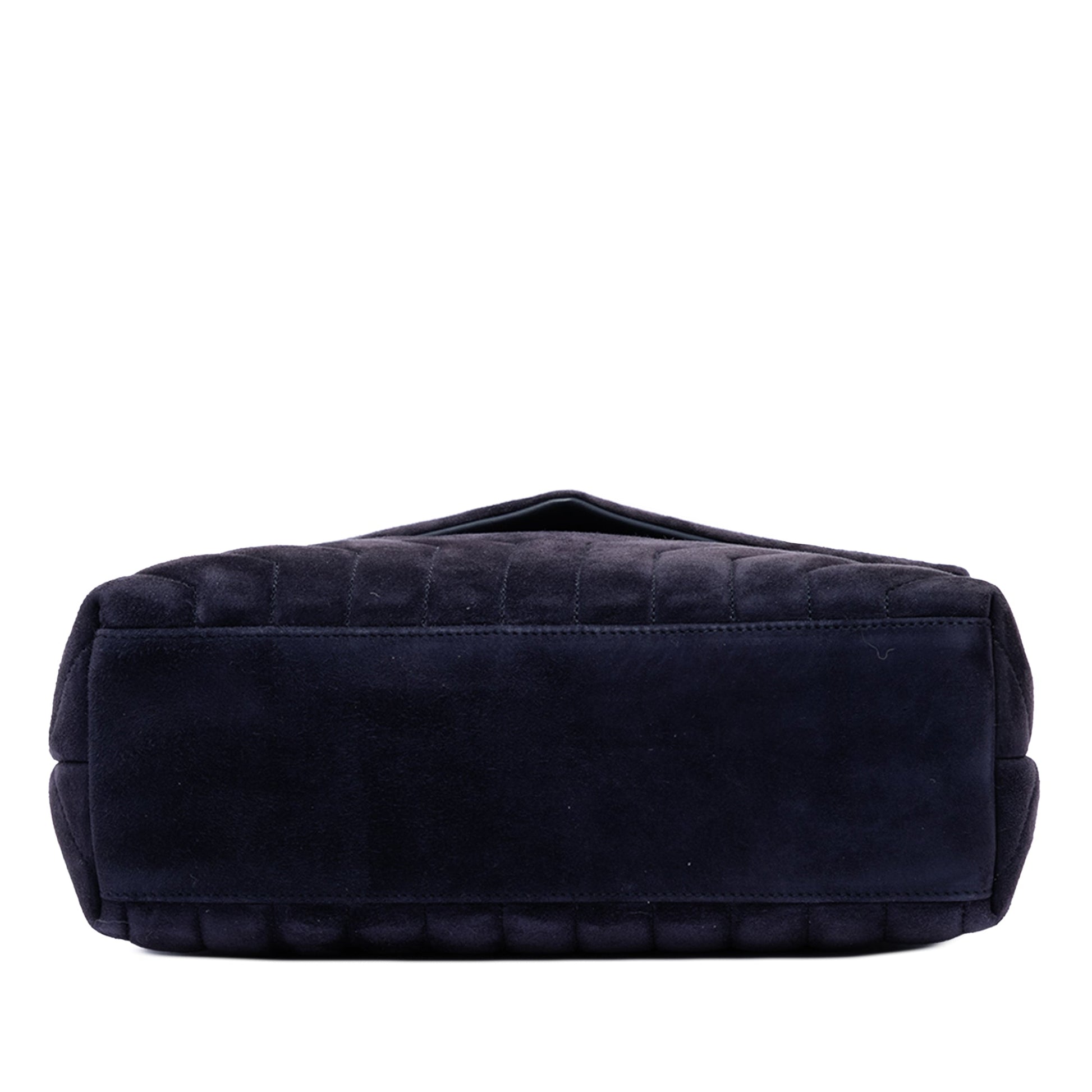 Saint Laurent Medium Matelasse Suede Monogram LouLou Shoulder Bag