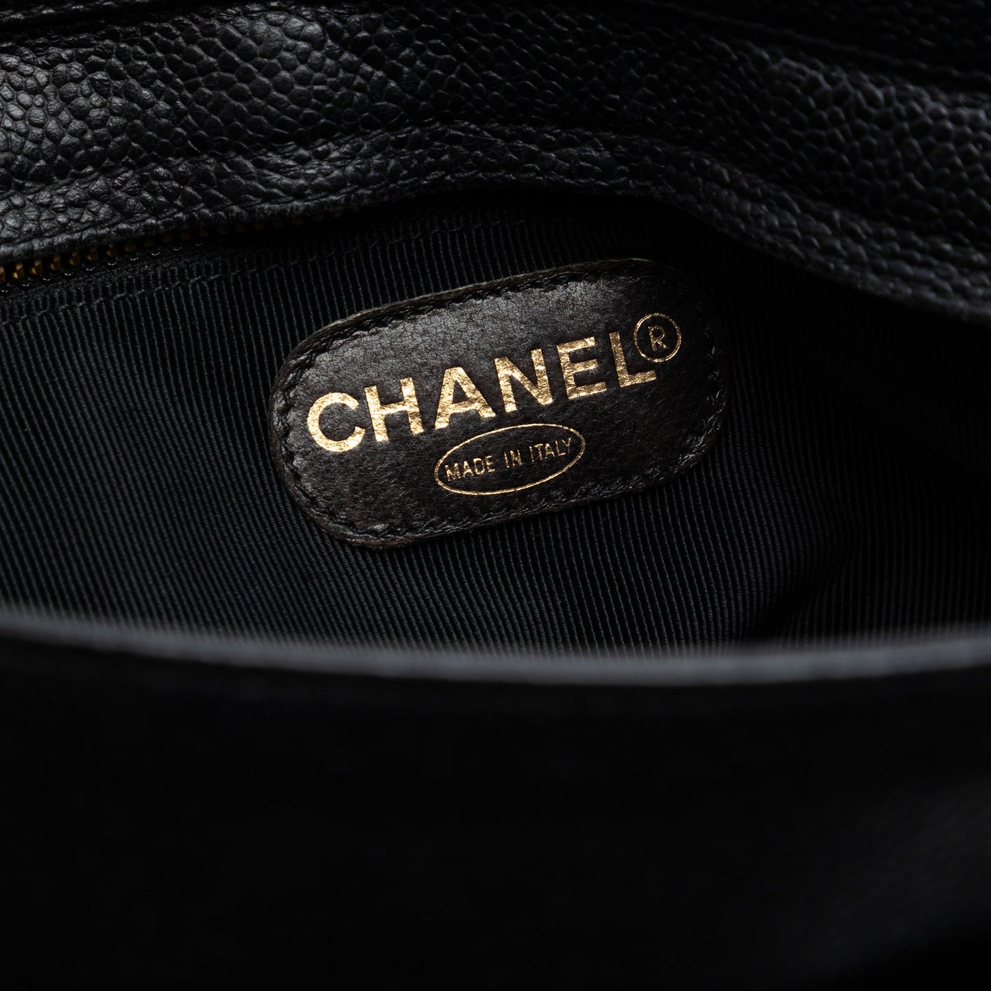 Chanel Triple CC Caviar Tote
