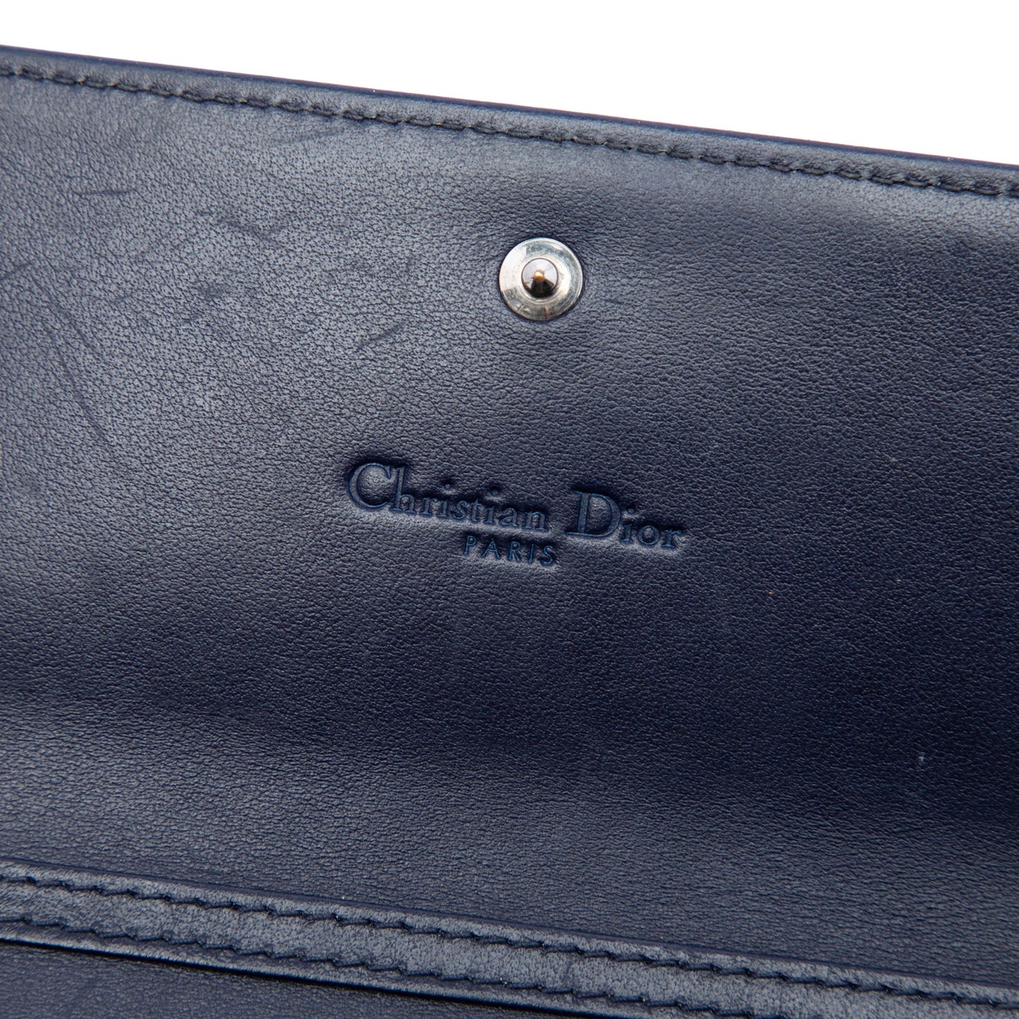 Dior Patent Cannage Lady Dior Wallet On Chain
