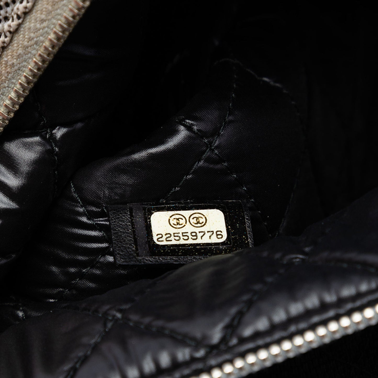 Chanel Large Quilted Nylon Fluo Boy O Case Clutch