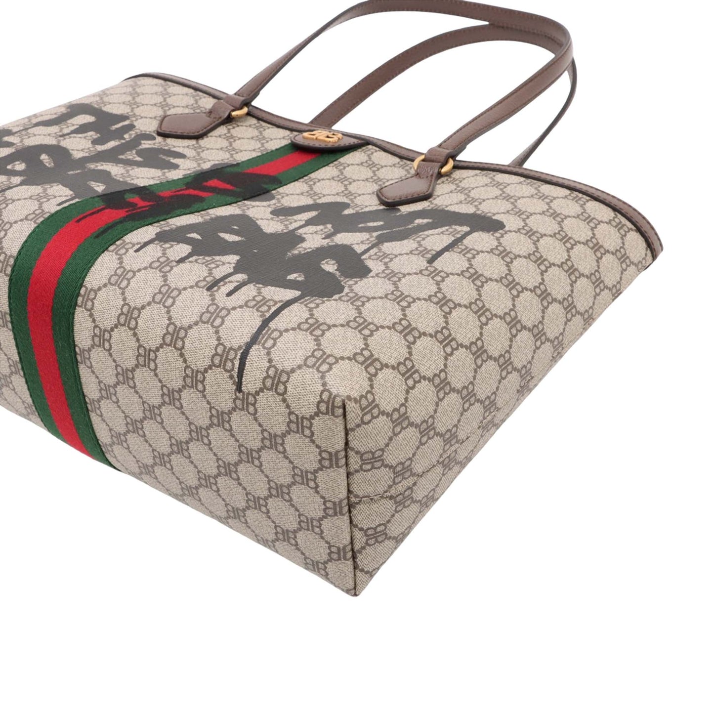 Balenciaga The Hacker Project Medium BB Supreme Graffiti Ophidia Tote