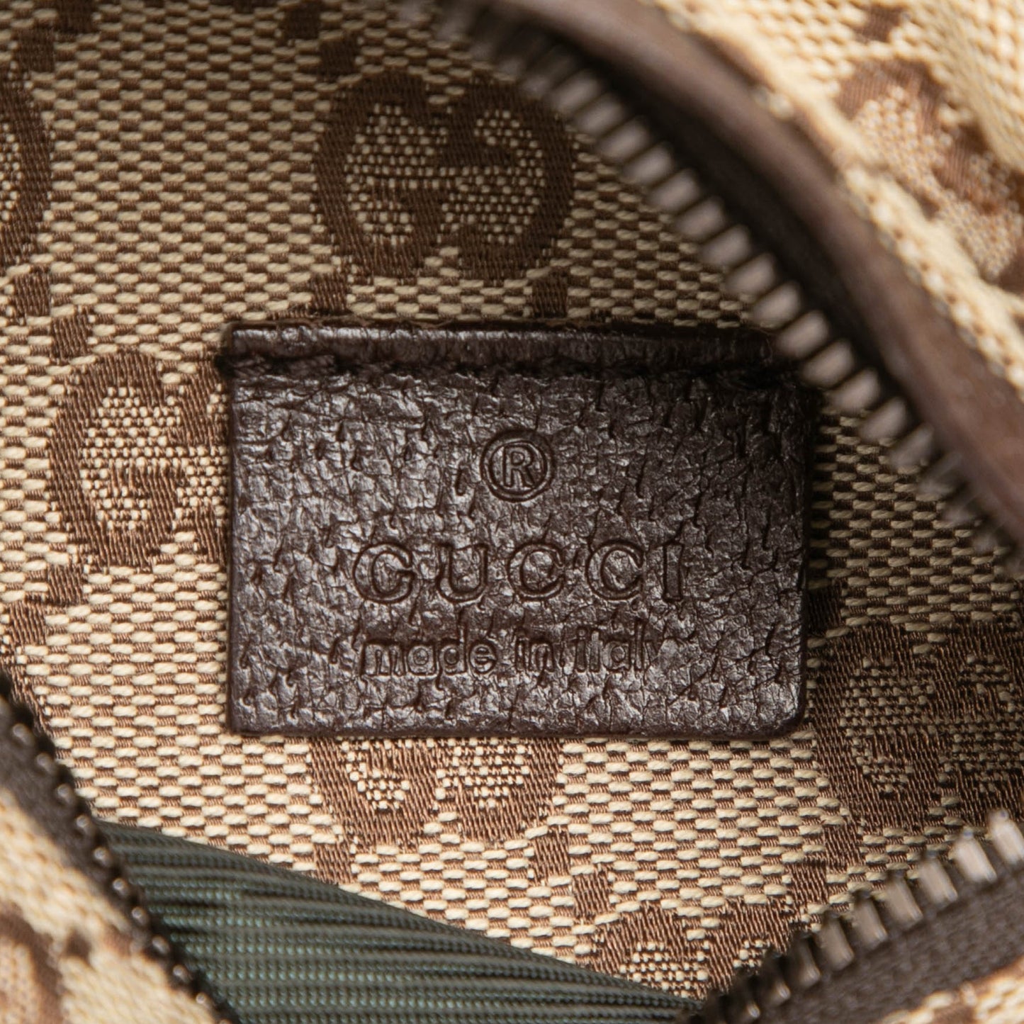 Gucci GG Canvas Double Pocket Belt Bag