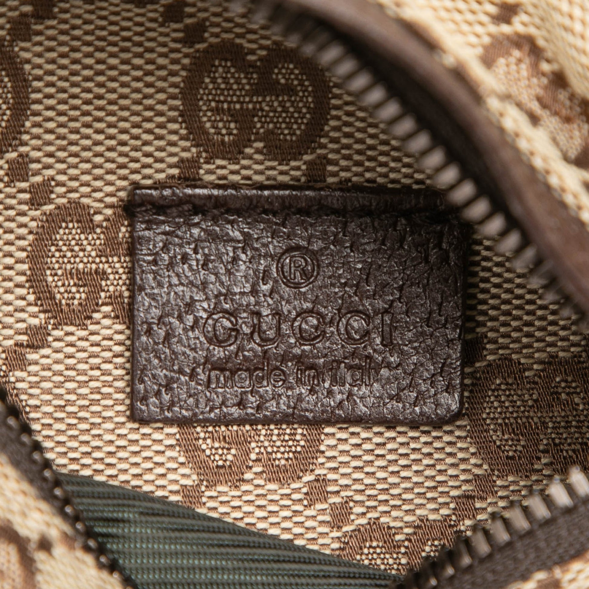 Gucci GG Canvas Double Pocket Belt Bag