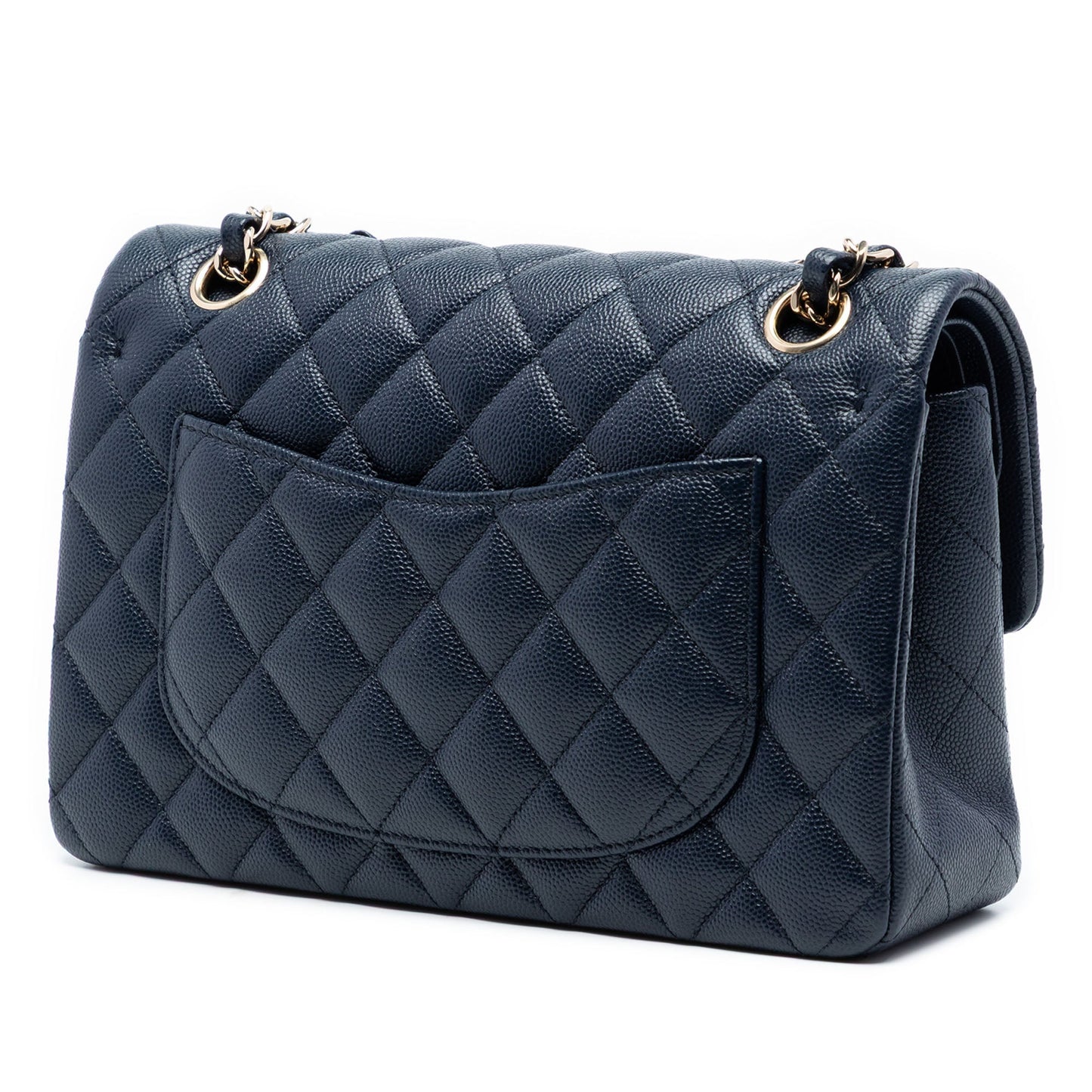 Small Classic Caviar Double Flap