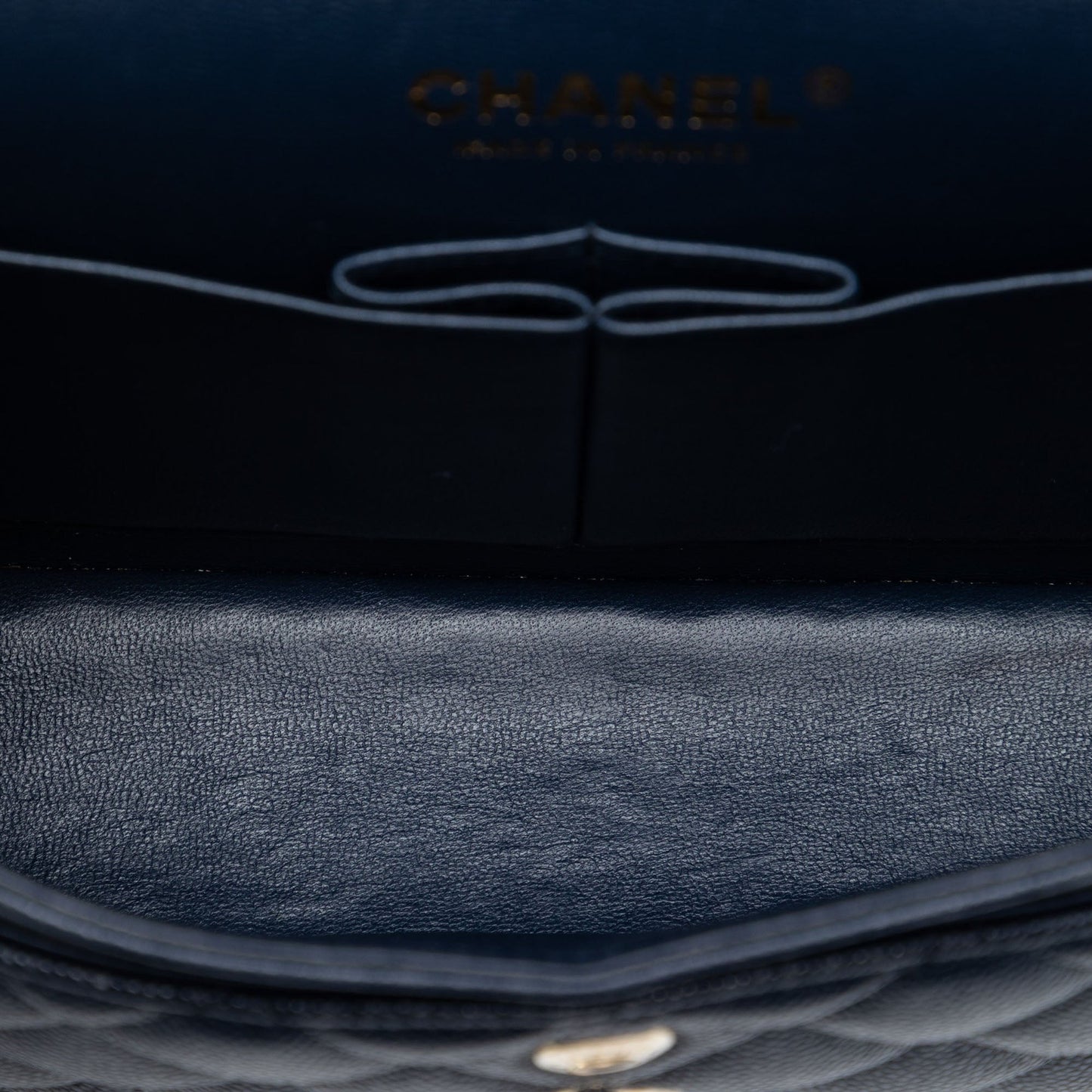 Small Classic Caviar Double Flap