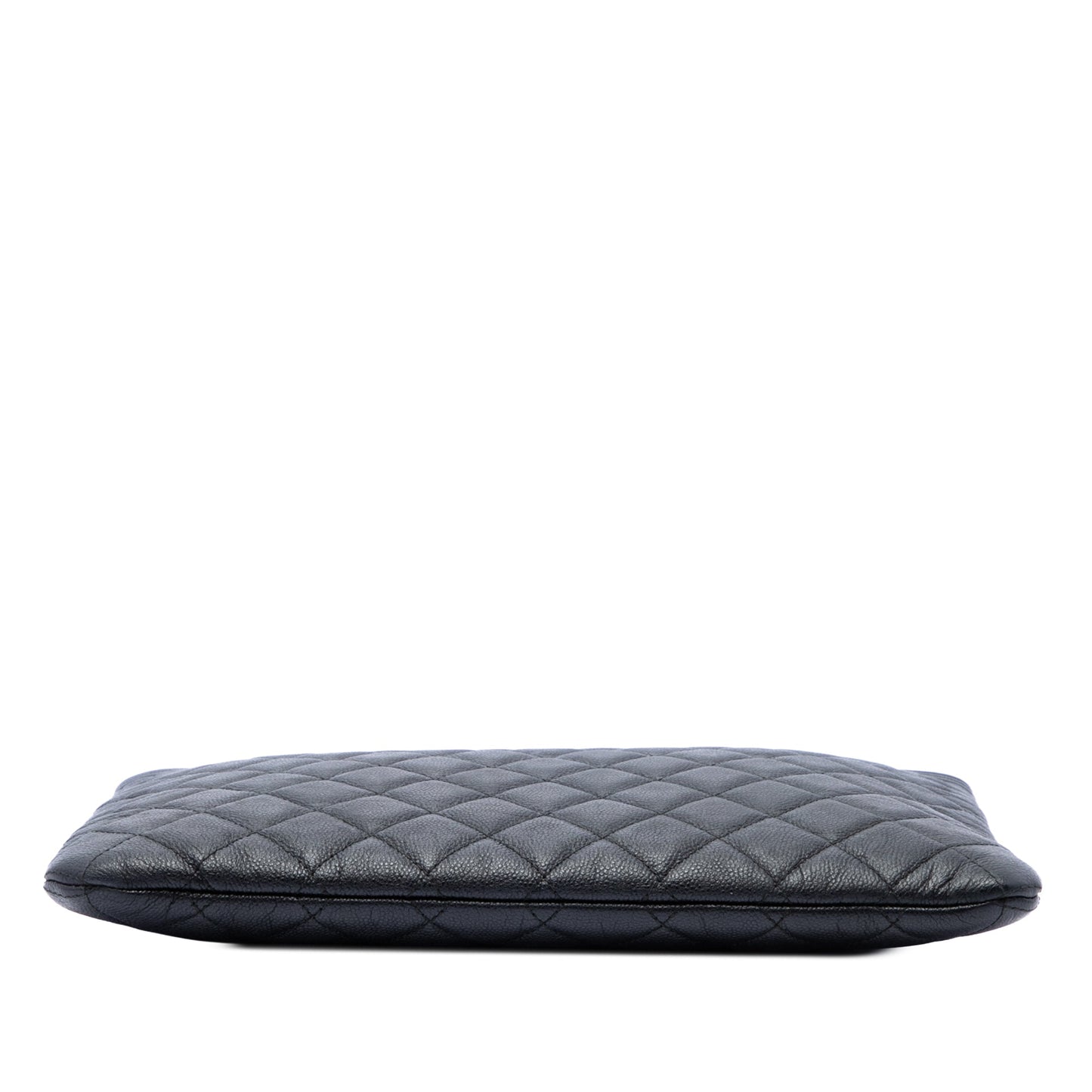 Chanel Medium Quilted Caviar Boy O Case Clutch