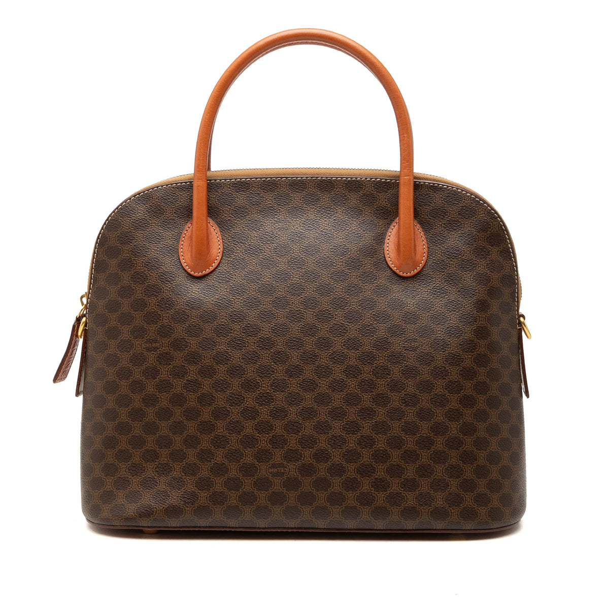Celine Macadam Coated Canvas Dome Handbag