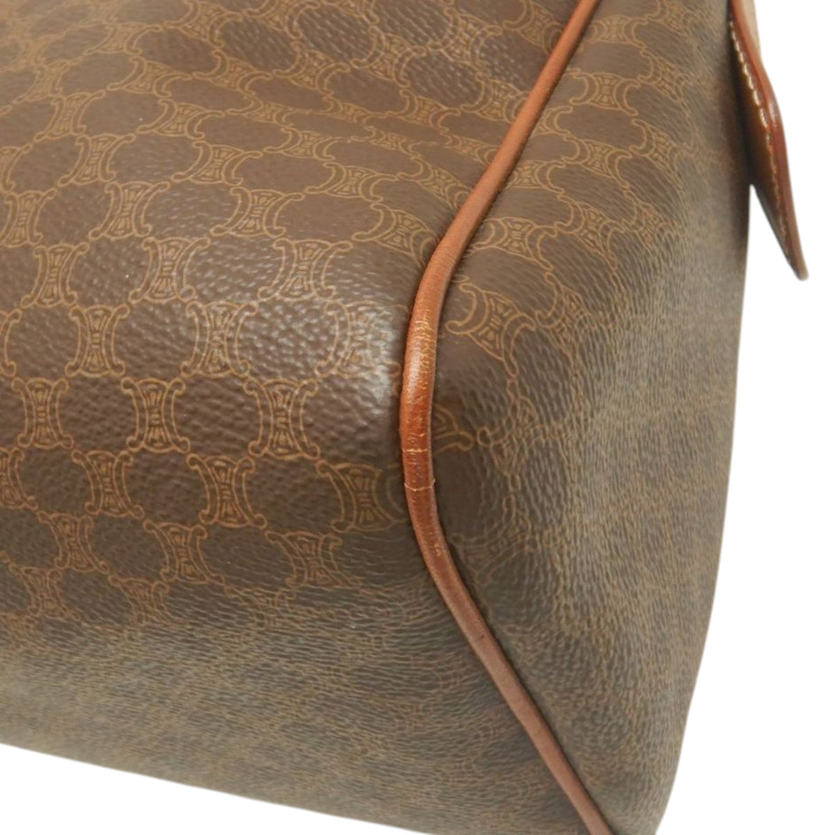 Celine Macadam Coated Canvas Handbag