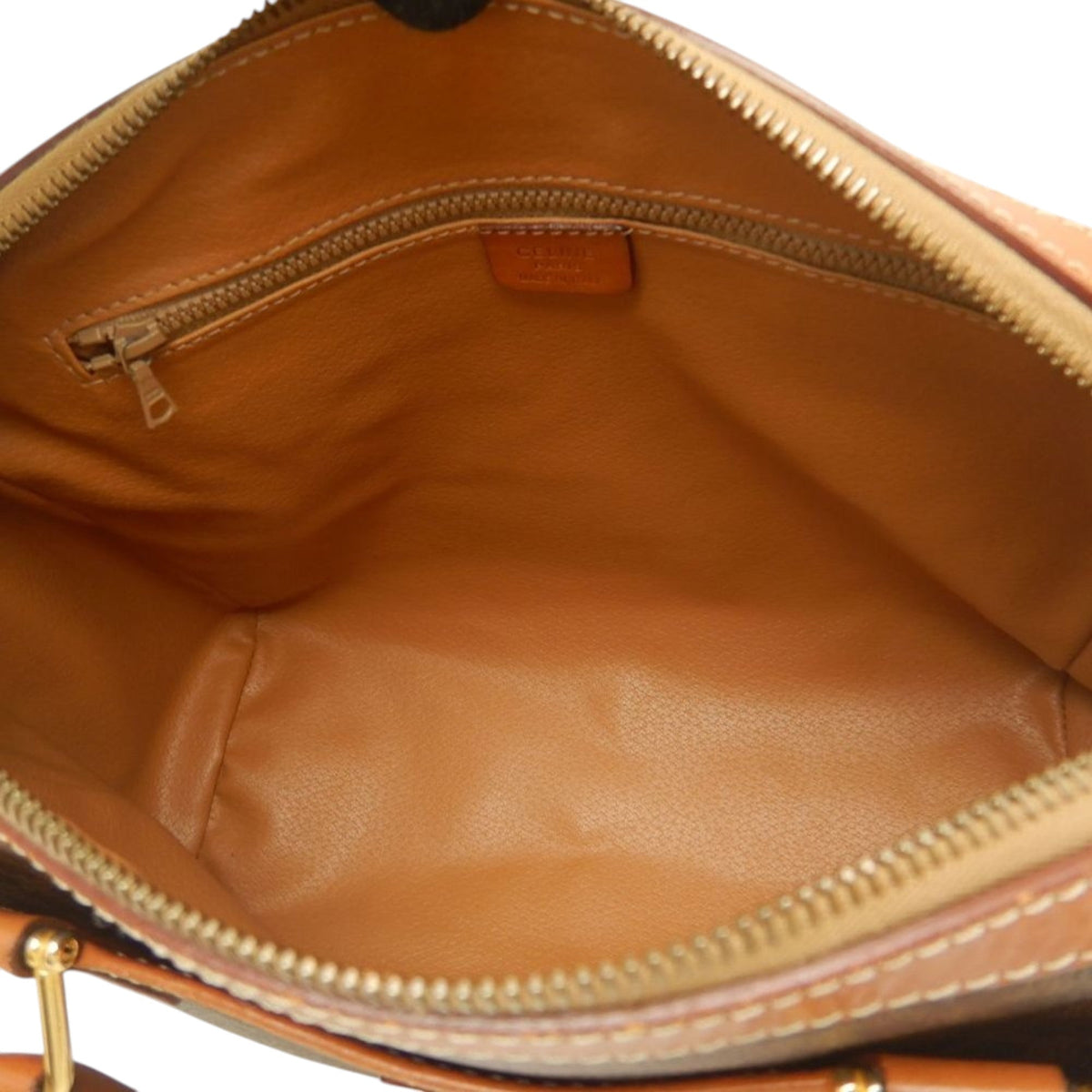 Celine Macadam Coated Canvas Handbag