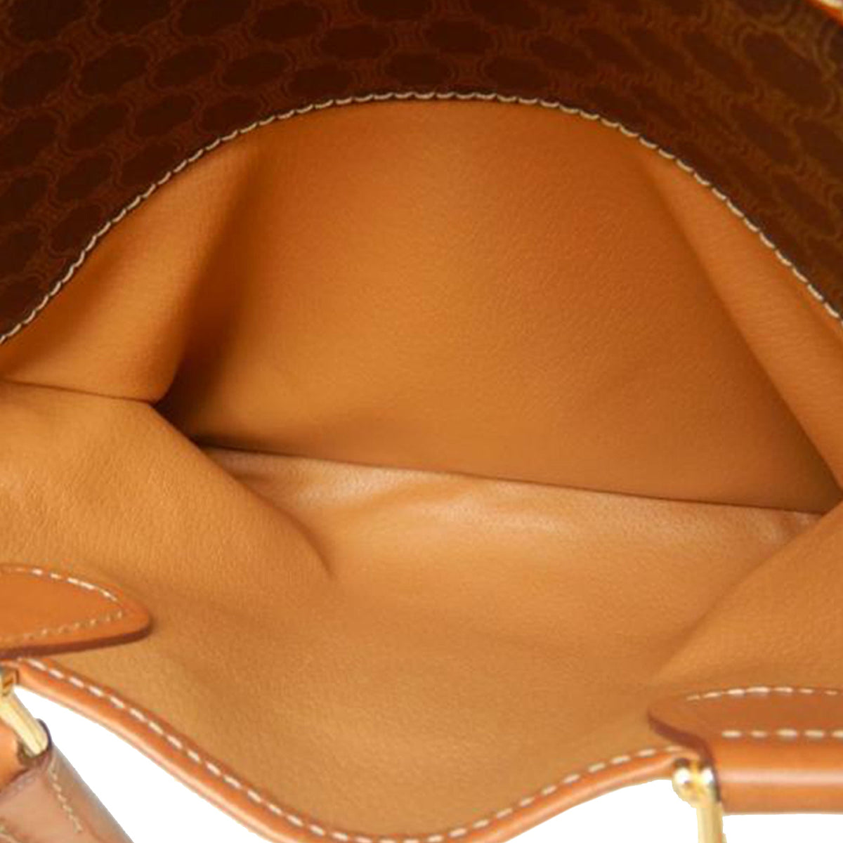 Celine Macadam Coated Canvas Handbag