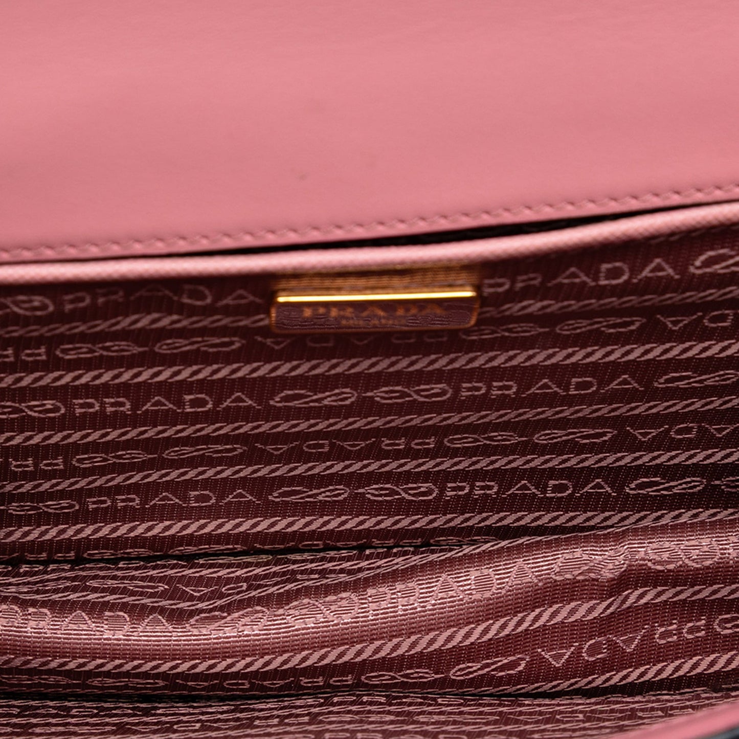 Prada Saffiano Lux Chain Crossbody