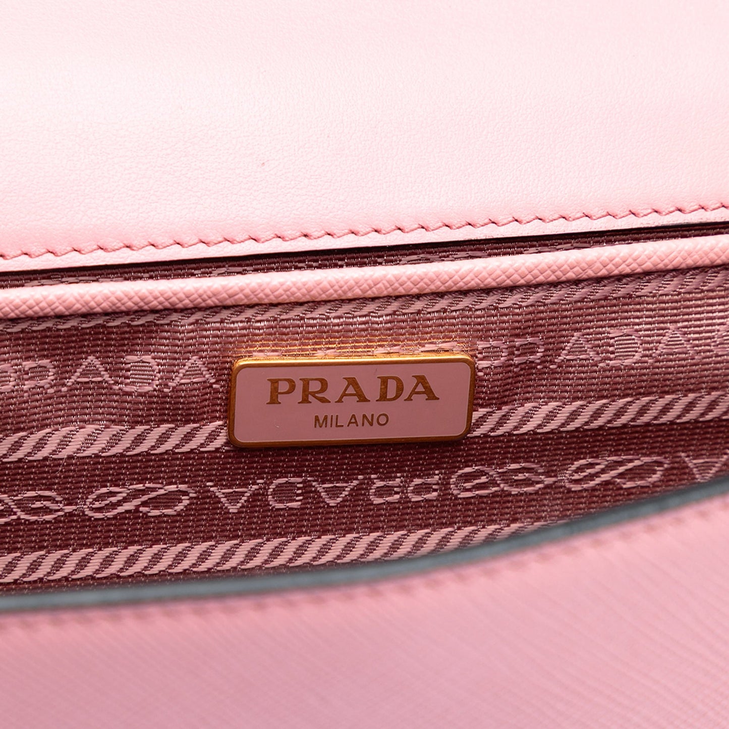 Prada Saffiano Lux Chain Crossbody