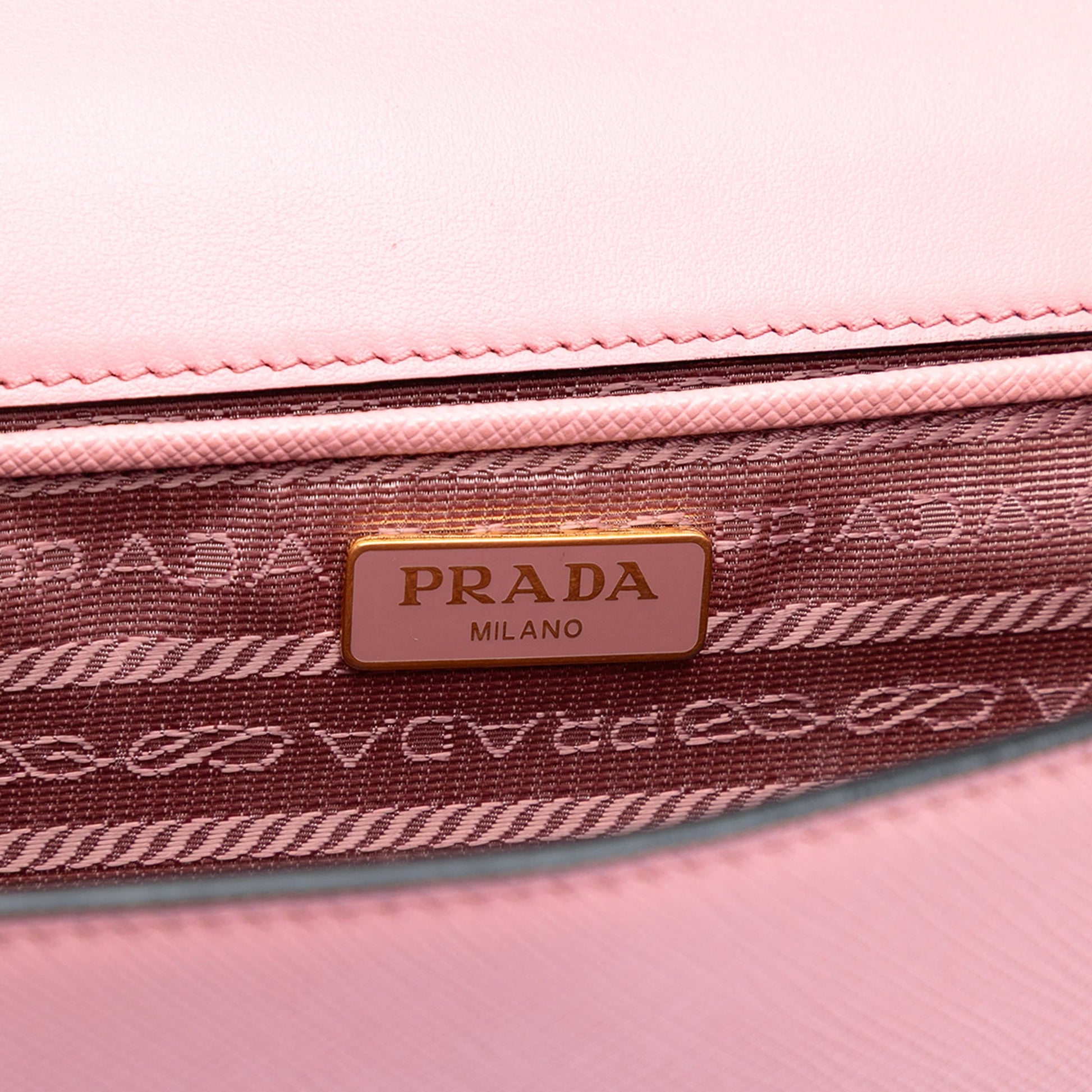 Prada Saffiano Lux Chain Crossbody