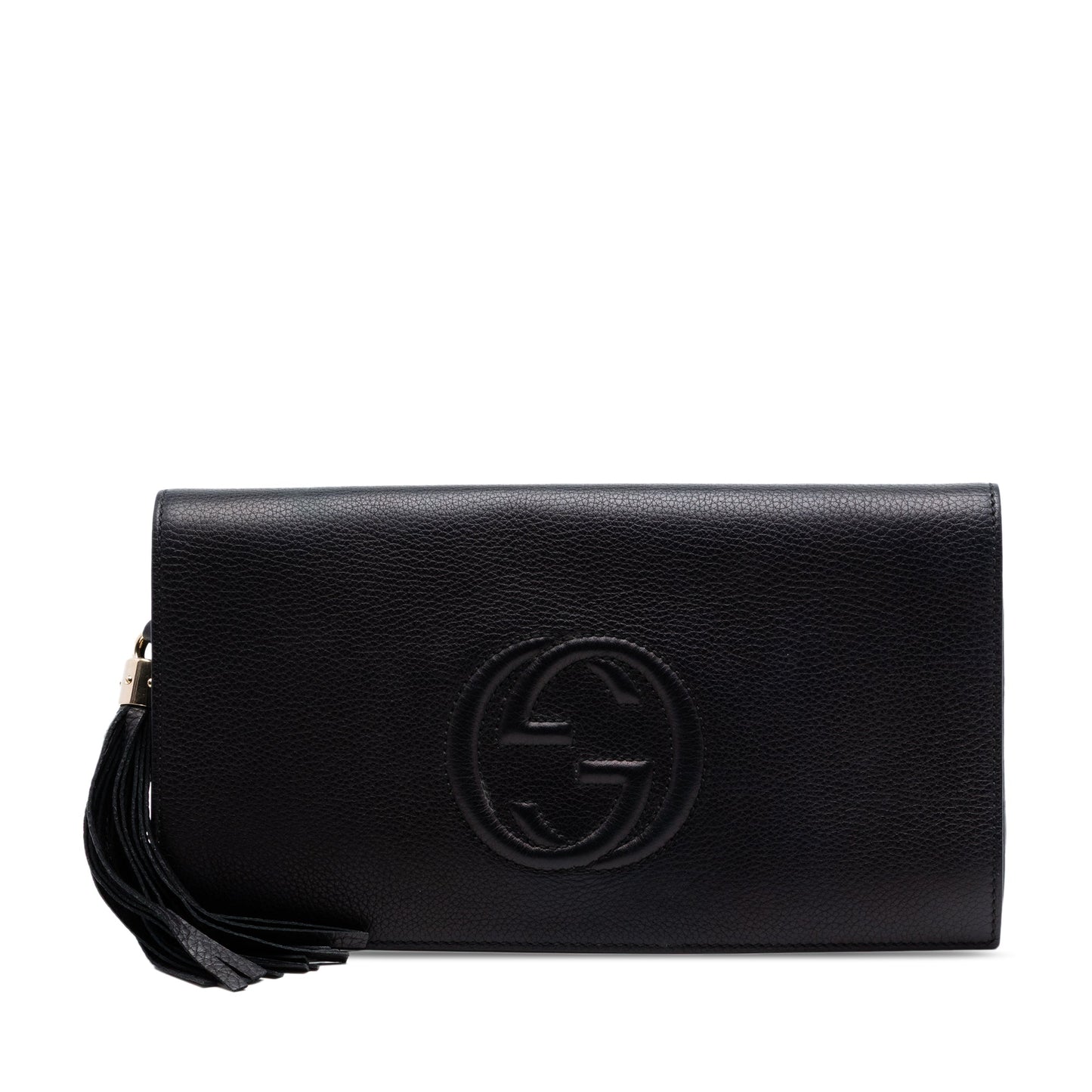 Gucci Leather Soho Disco Clutch