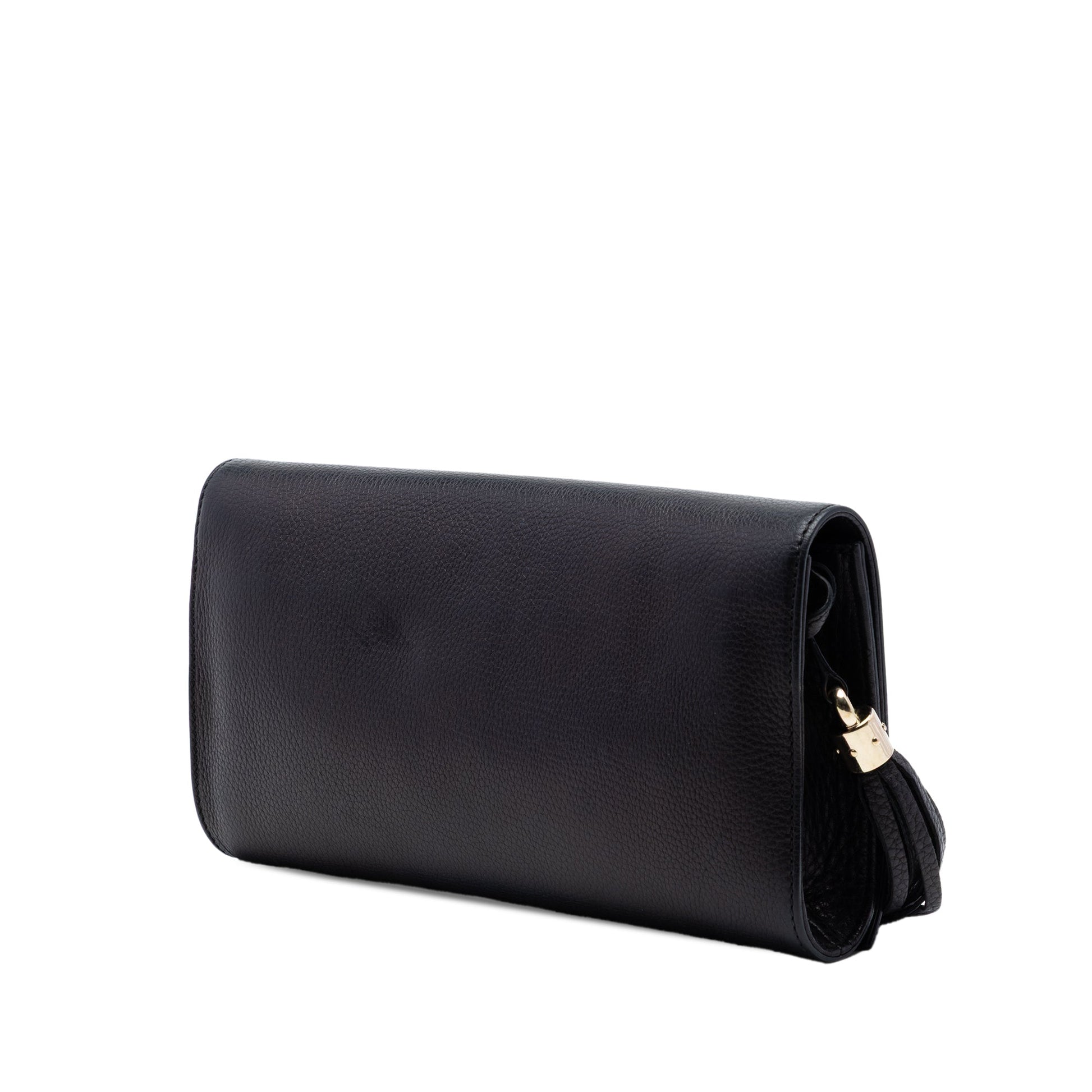 Gucci Leather Soho Disco Clutch