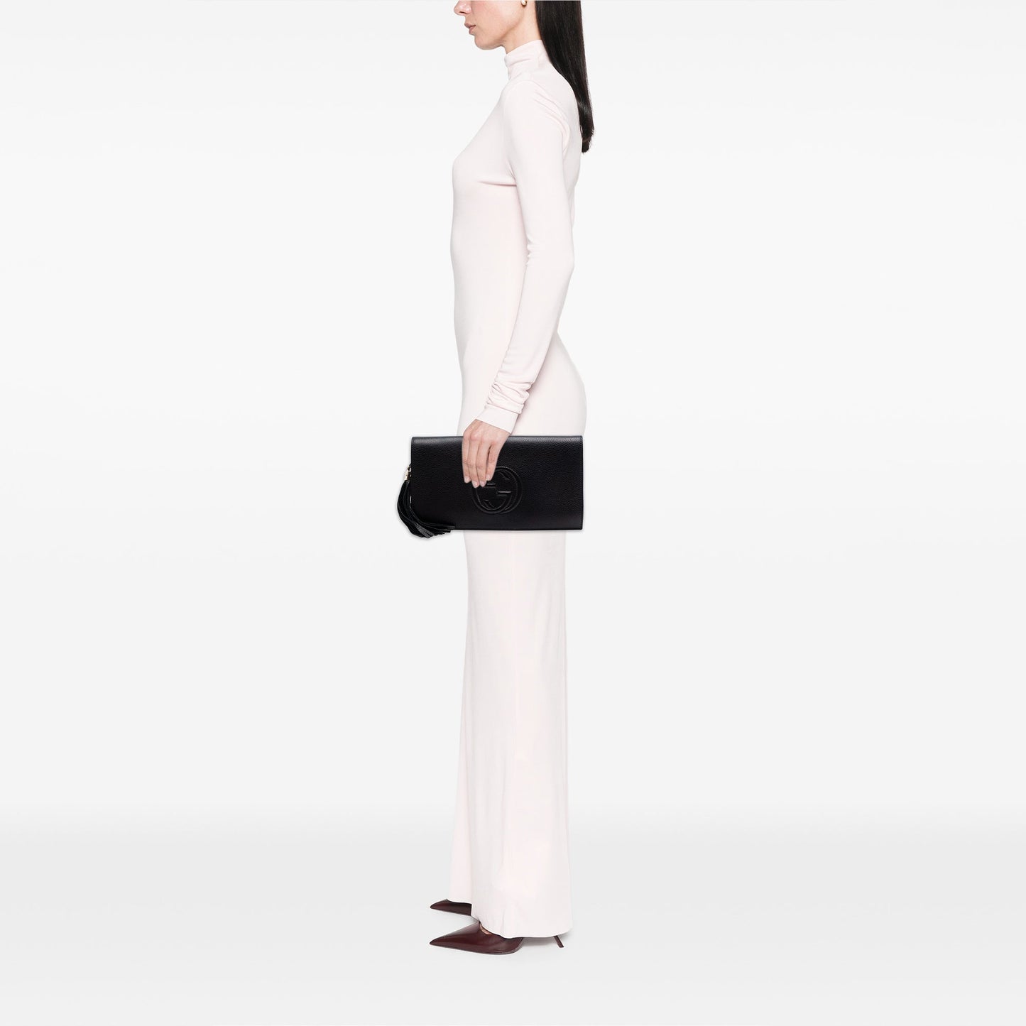 Gucci Leather Soho Disco Clutch