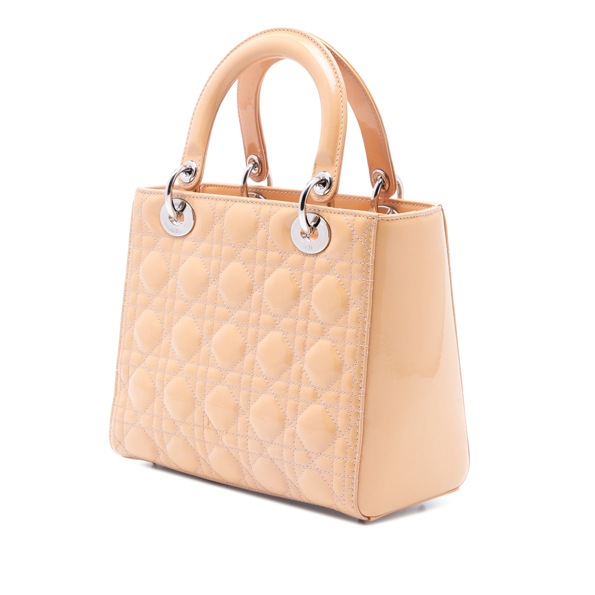 Dior Medium Patent Cannage Lady Dior