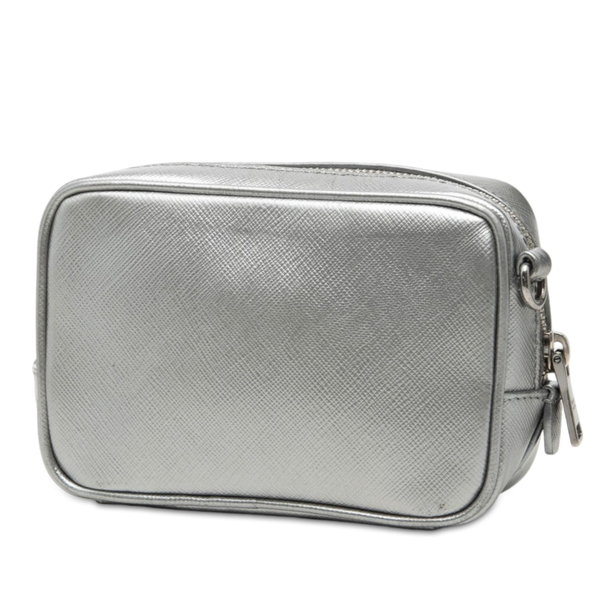Prada Mini Metallic Saffiano Lux Camera Bag