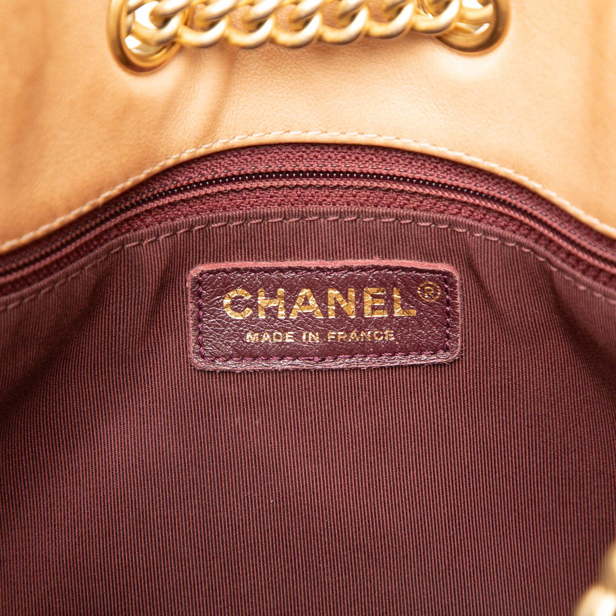 Chanel Large CC Quilted Calfskin On My Shoulder Drawstring Bucket Bag