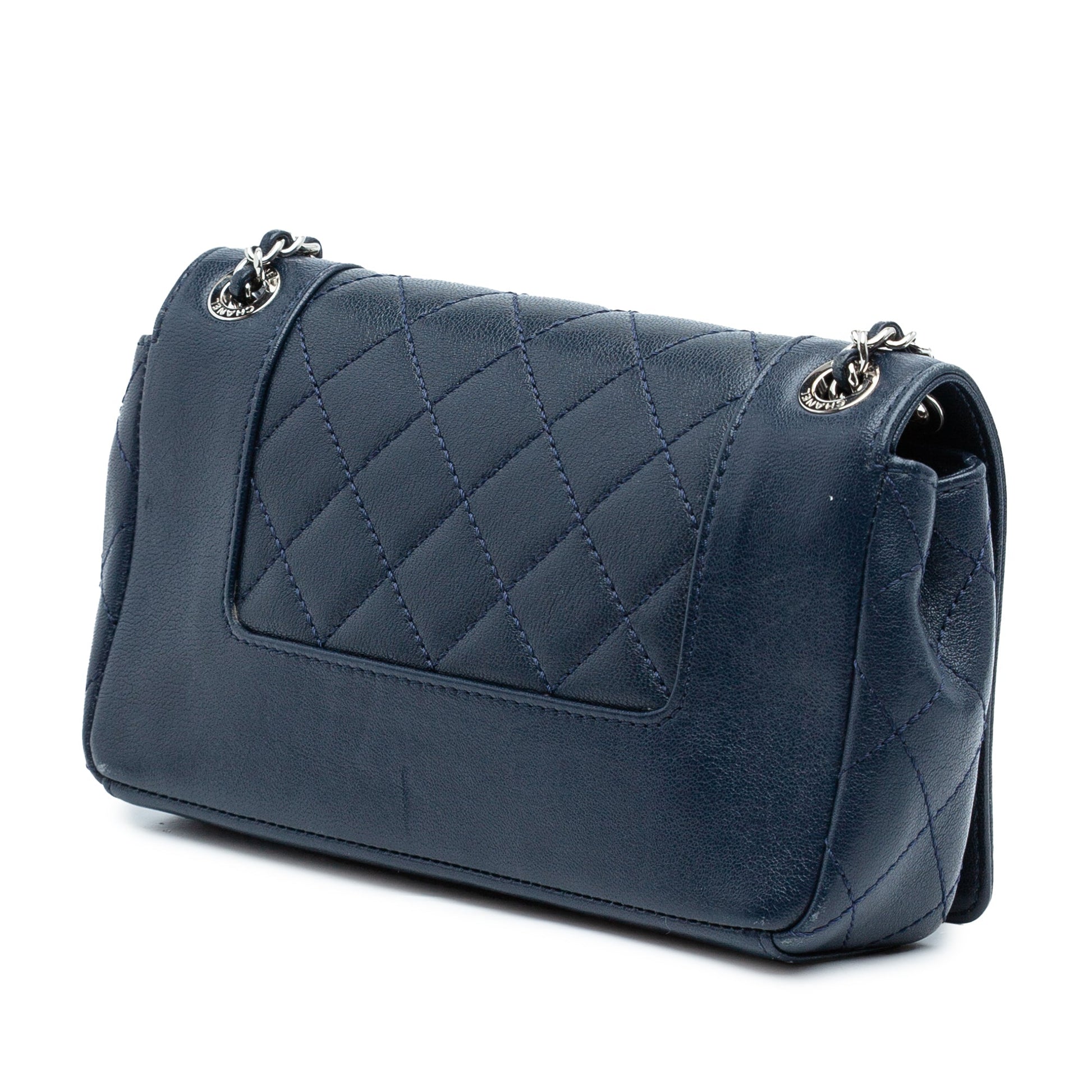 Chanel Small Quilted Sheepskin Mademoiselle Vintage Flap