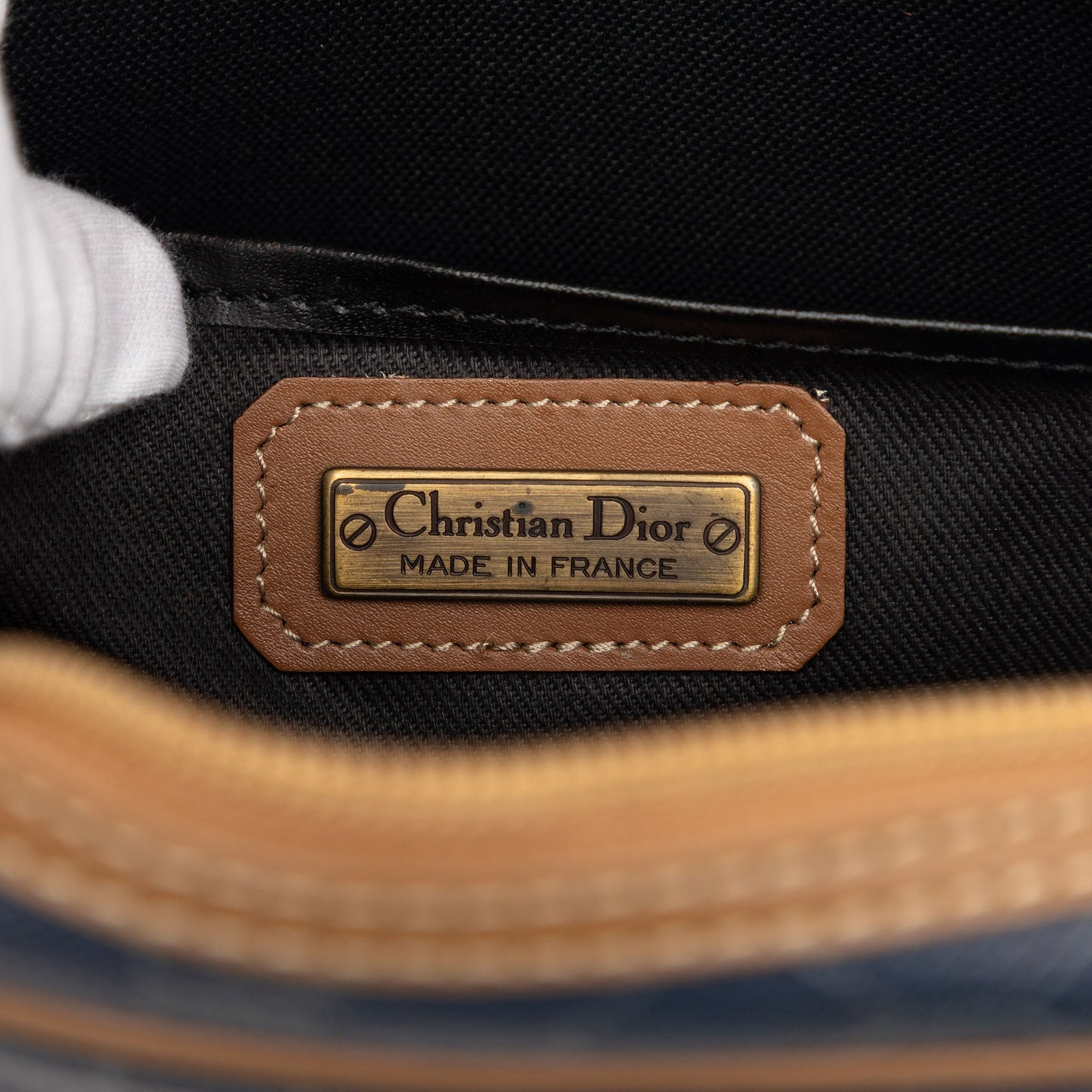 Dior Honeycomb Coated Canvas Crossbody