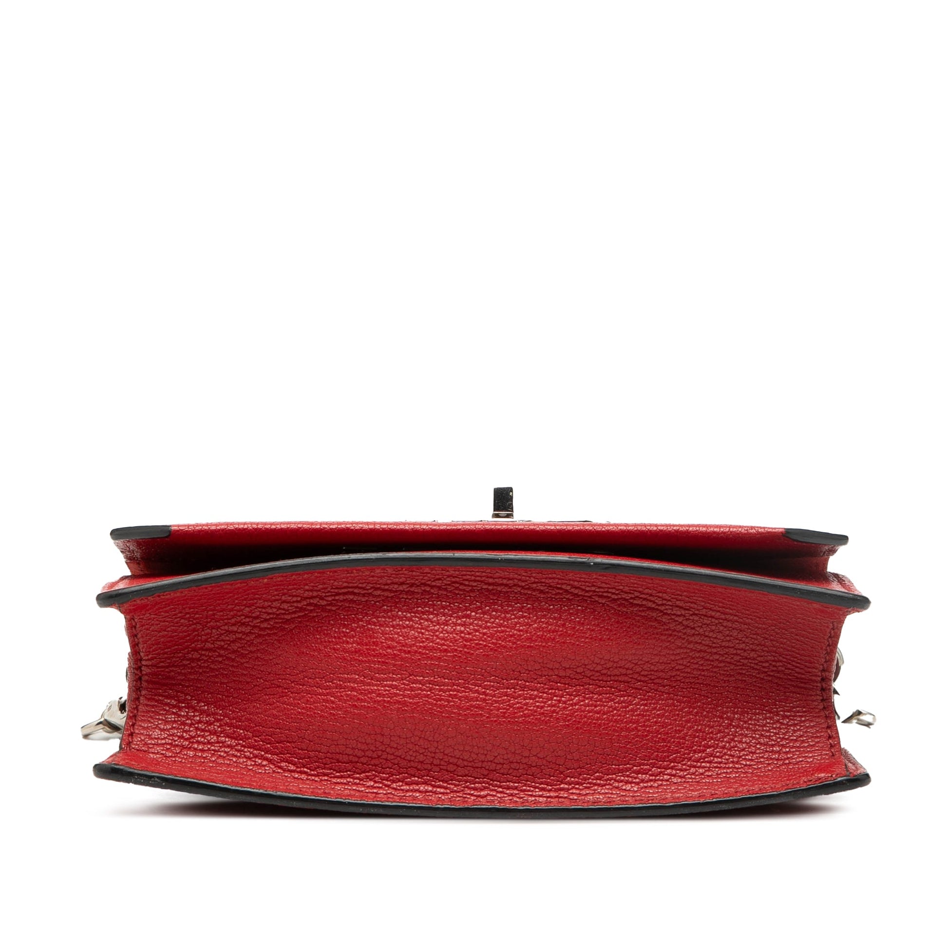 Miu Miu Goatskin Madras Miu Logo Crossbody