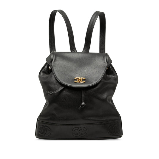 Chanel Caviar Triple CC Backpack