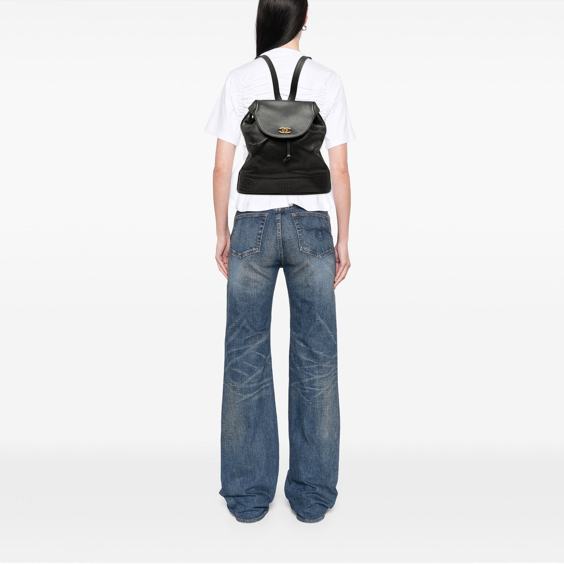 Chanel Caviar Triple CC Backpack