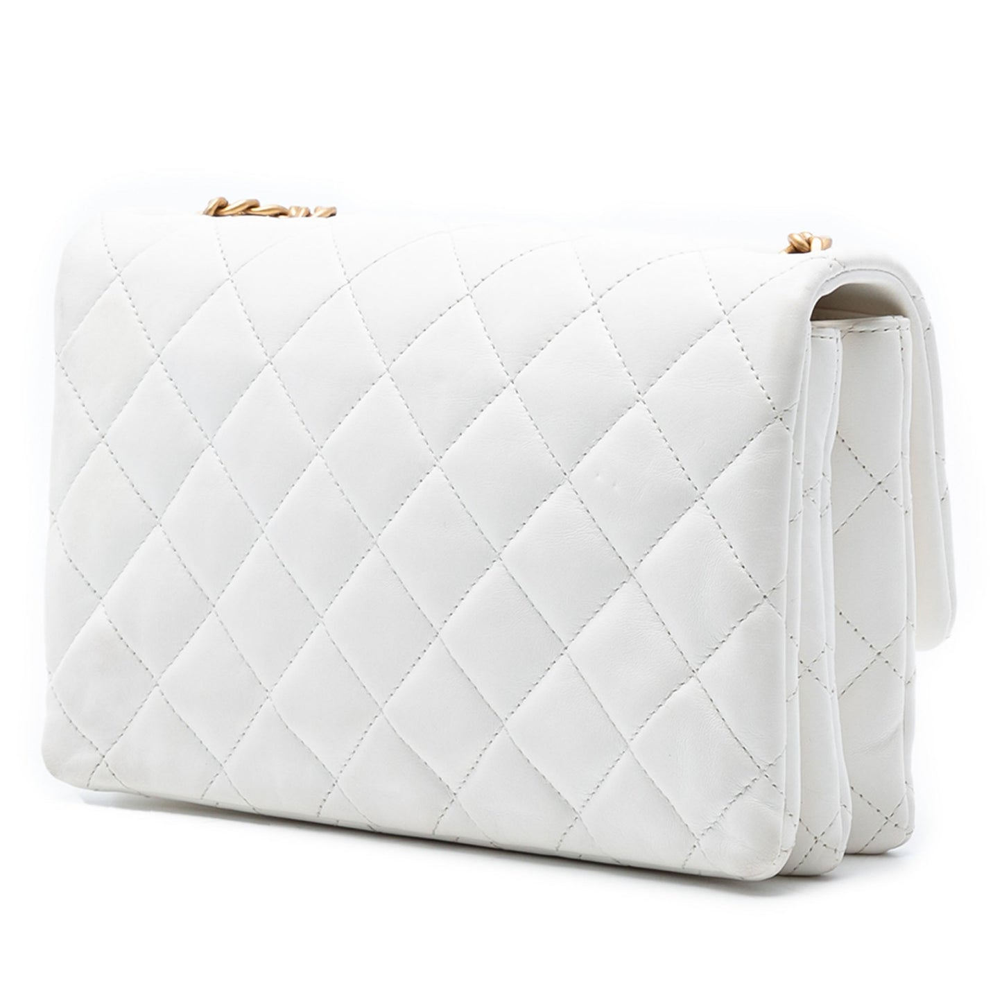Chanel Medium Quilted Lambskin CC Single Flap