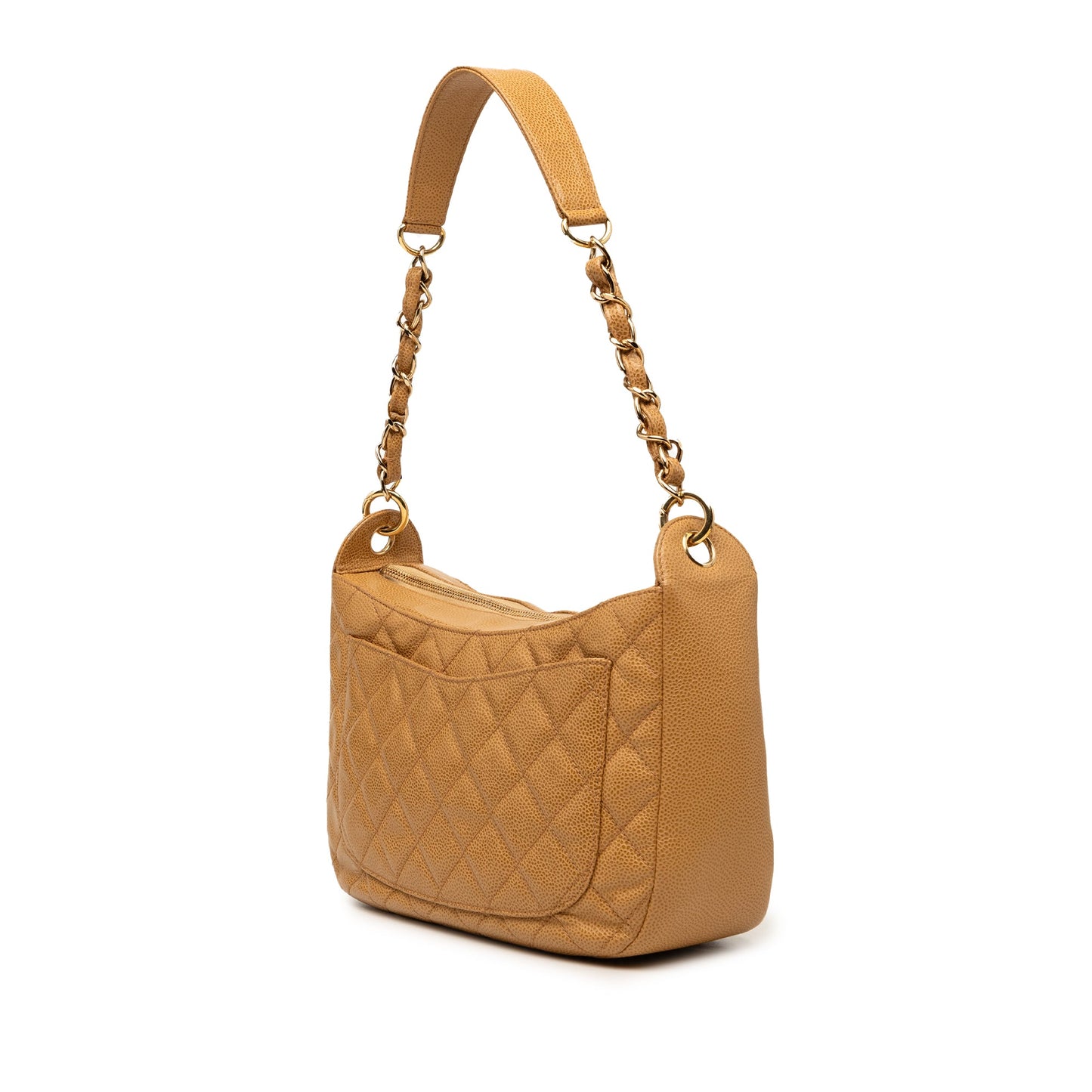 Chanel CC Quilted Caviar Timeless Shoulder Bag