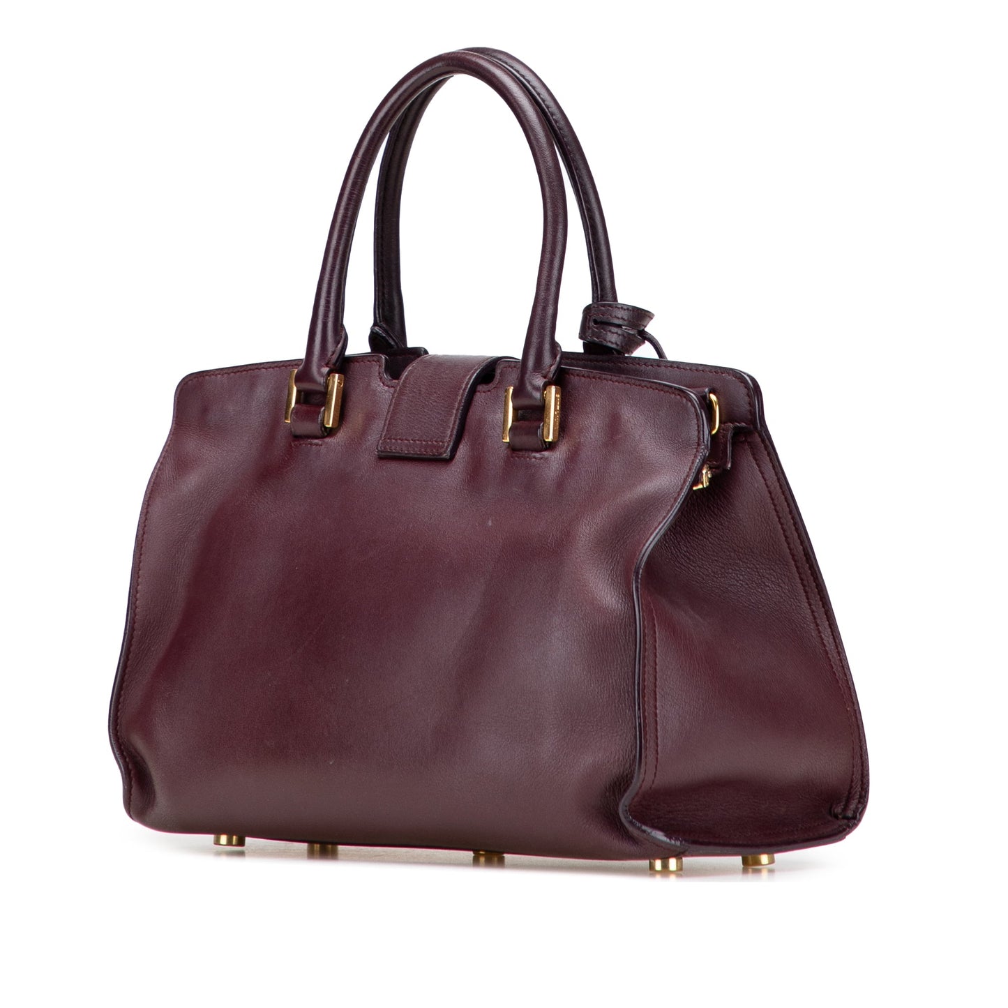 Saint Laurent Baby Leather Monogram Downtown Cabas Satchel