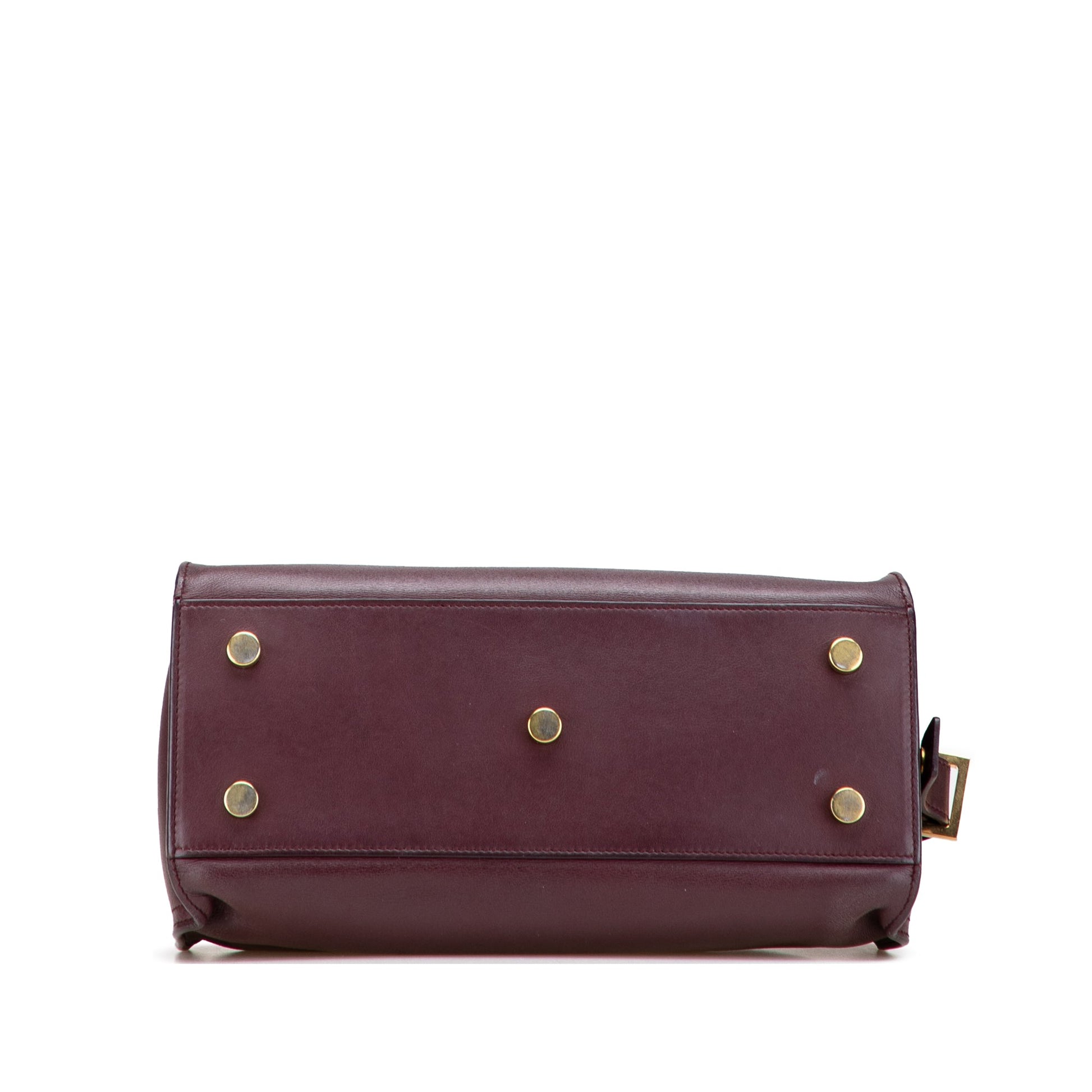 Saint Laurent Baby Leather Monogram Downtown Cabas Satchel