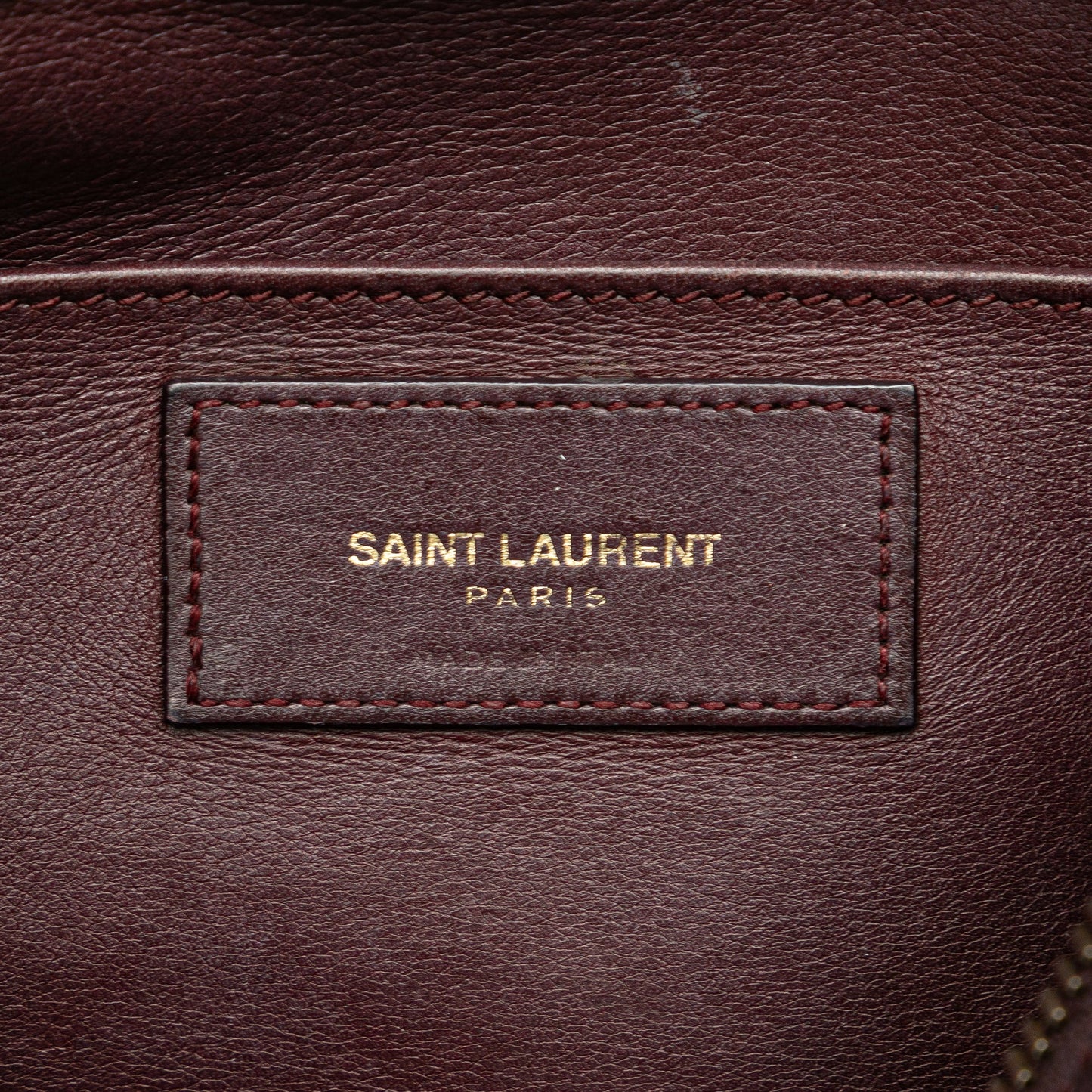 Saint Laurent Baby Leather Monogram Downtown Cabas Satchel